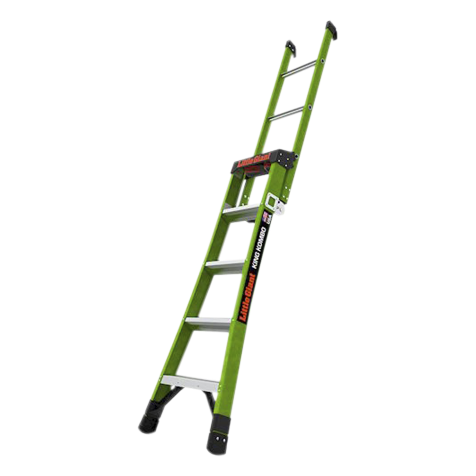 Escalera de Tijera 3 en 1 de 1.5 Metros, Fibra de Vidrio (SKU13906-001). Hecha en E.U.A. (Versión 2.0)