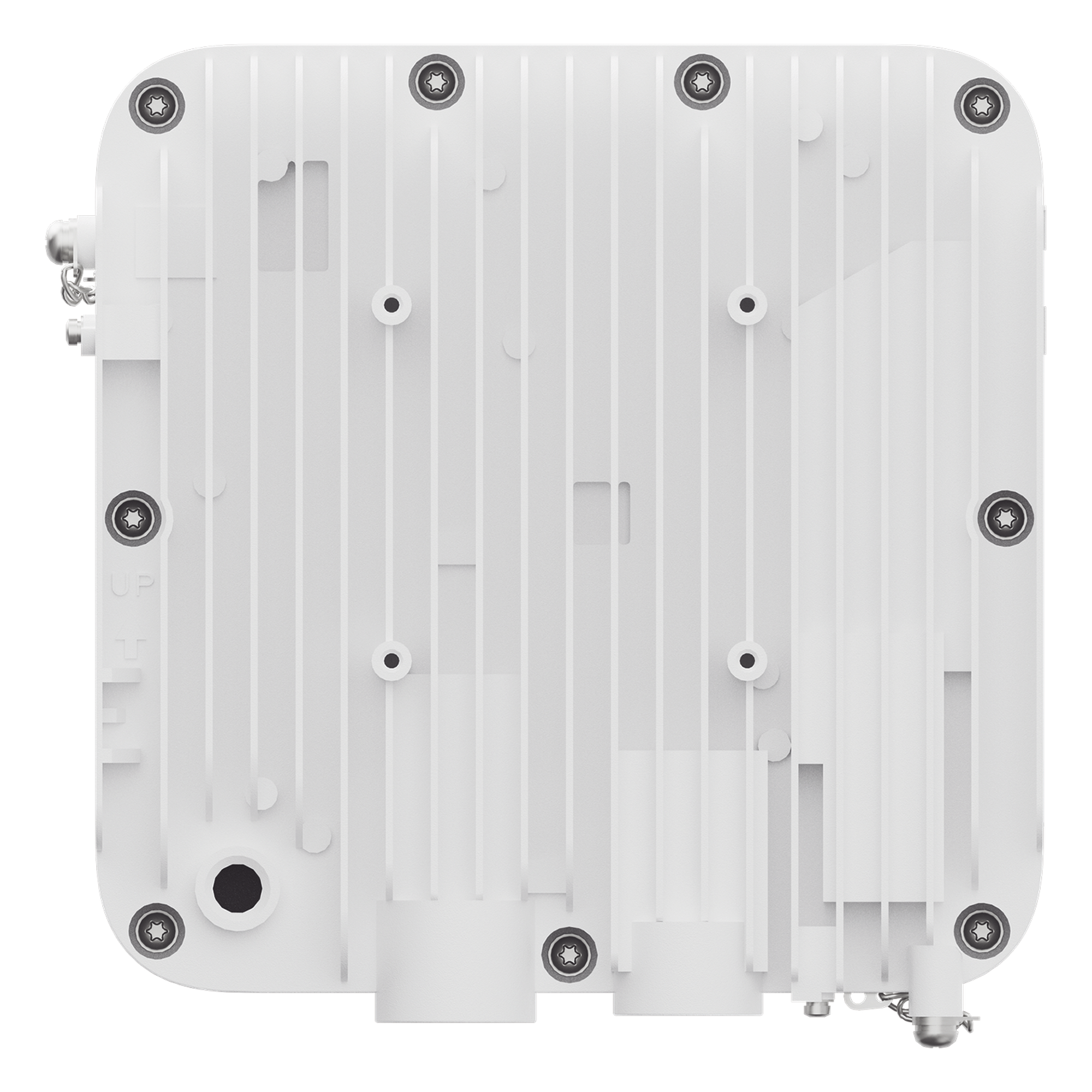 Punto de Acceso Exterior Wi-Fi 6 / 1.7 Gbps / MU-MIMO 2x2 / Antena Sectorial 65°(H) 54°(V) / PoE Gigabit + SFP Gigabit / BLE / IP68 / -40°C a +65°C / 1,024 Clientes