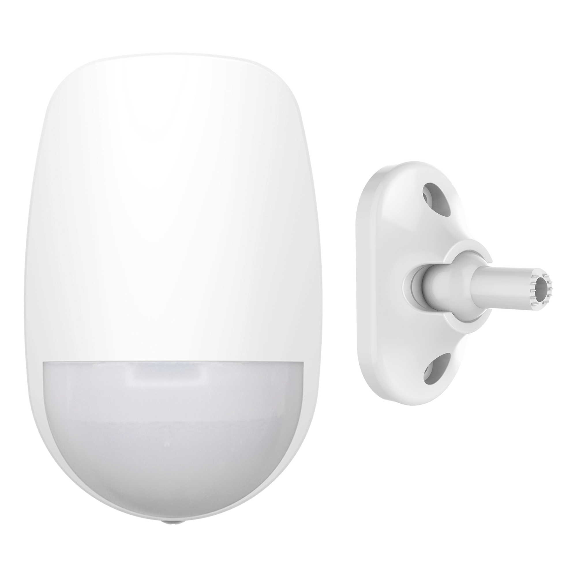Detector de Movimiento Inalámbrico / Doble Tecnología PIR + Microondas / Inmunidad a Mascotas 30 kg / Cobertura 12 m (39.4 ft) / Ángulo 85.9° / Comunicación 433 MHz AES-128