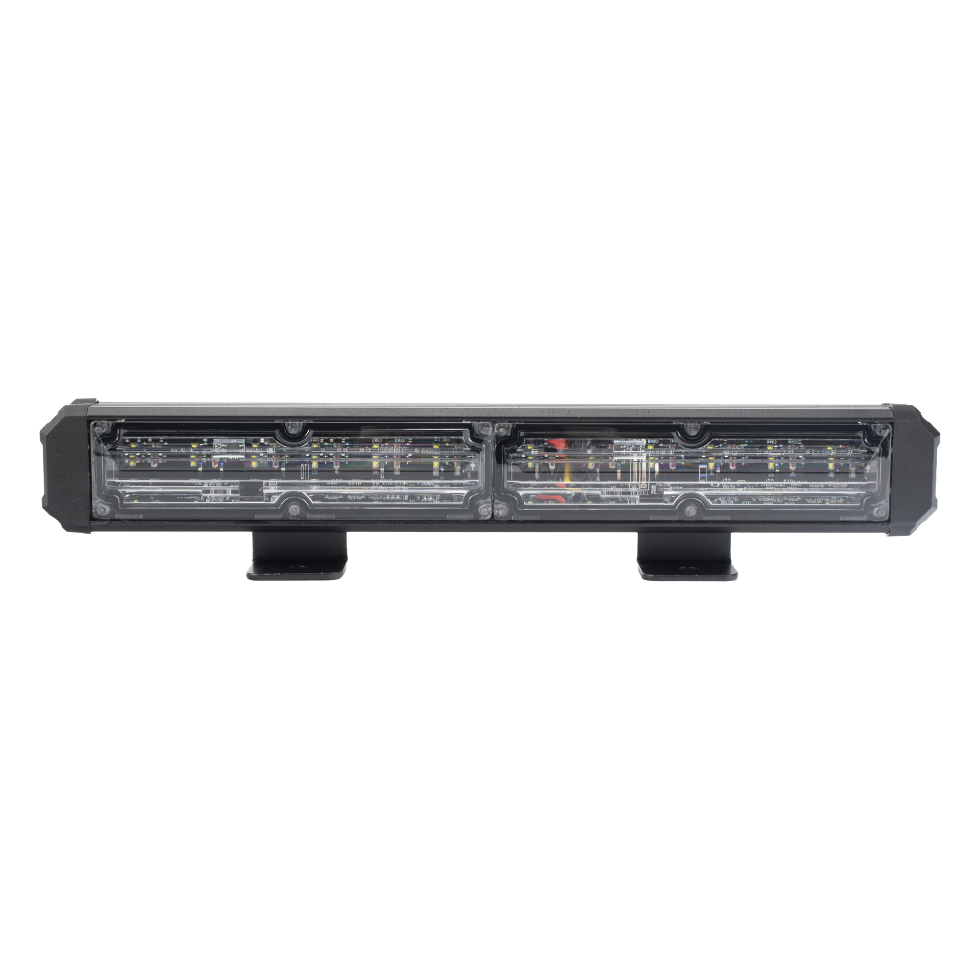 Barra de Luz de Advertencia / 2 Módulos LED / 10 Patrones de Destello / 10.8' (274 mm) / 10-30 VCC / 1.7 A Máximo — EPCOM INDUSTRIAL SIGNALING · SKU XLT2132RW