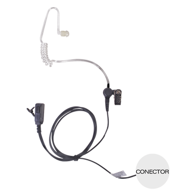 Micrófono-Audífono de Tubo Acústico / Grado Médico / Conector 3.5 mm / Compatible KENWOOD y ABELL — TXPRO · SKU TX-EHK04AV2