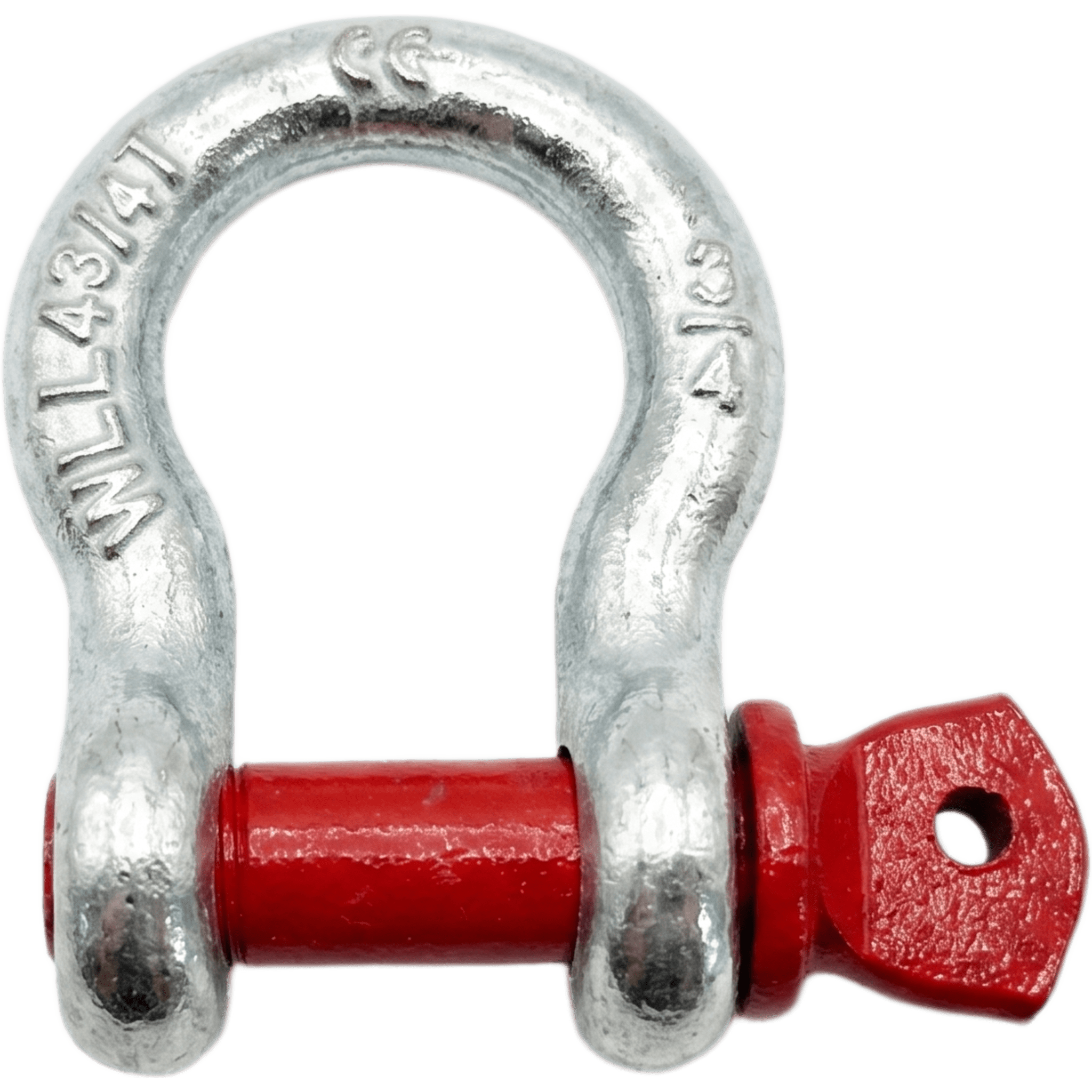 Grillete Lira / 4.75 T WLL / Cuerpo 3/4" Acero Forjado Galvanizado / Perno 7/8" Alta Resistencia / Factor Seguridad 6:1 / Operación 100°C — SHINESTAGE · SKU TSK-400-475
