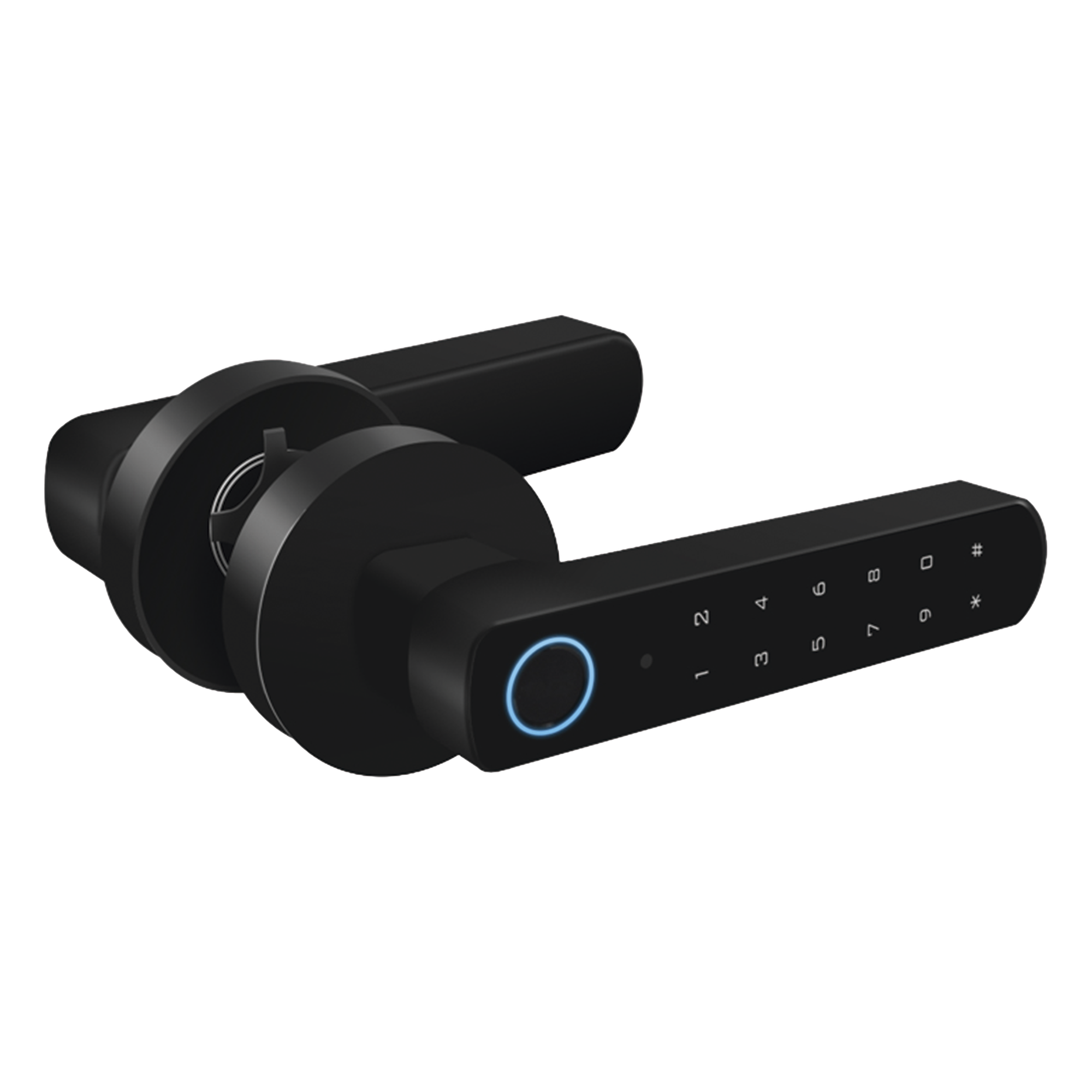 Cerradura Electrónica Autónoma / Bluetooth / Huella y PIN / 255 Usuarios / Puertas 40-50 mm (1.57-1.97 in) / Interior — ACCESSPRO · SKU ACCESS100-BT