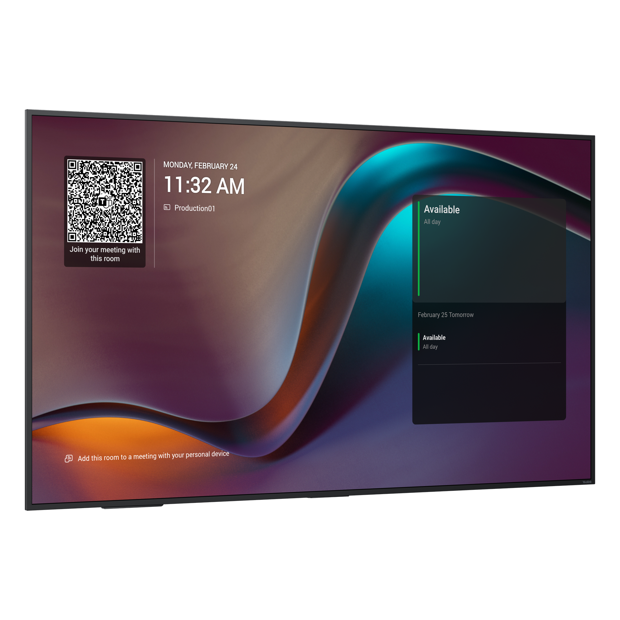 Pantalla Interactiva Profesional / 86" / 4K UHD / Panel IPS 500 nits / Wi-Fi 6 / Bluetooth 5.1 / Gestión Centralizada — YEALINK · SKU MD-86