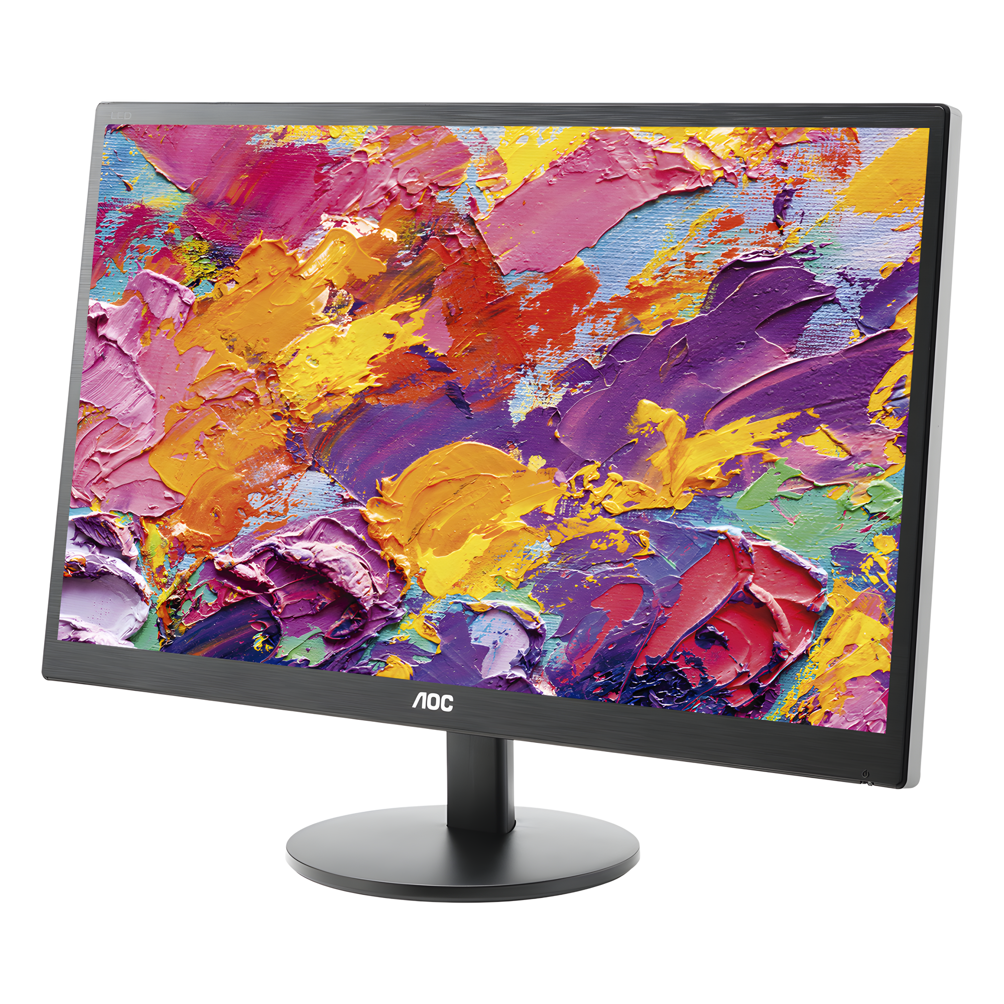 Monitor  LED de 22", Resolución 1920 x 1080 Pixeles con Entradas de Video HDMI/VGA