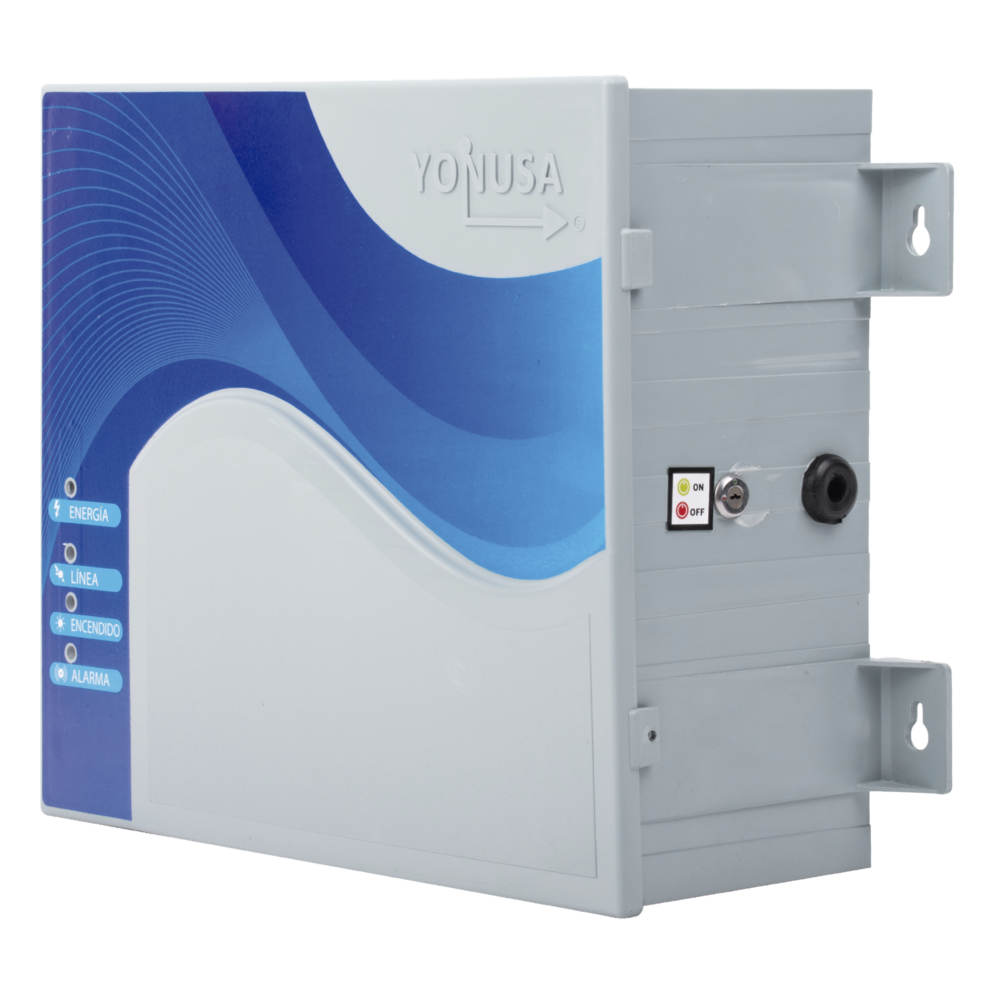 Energizador con tecnología SMT de 12,000Volts-1Joule/ 2500Mts Lineales de Protección / Cercos electricos