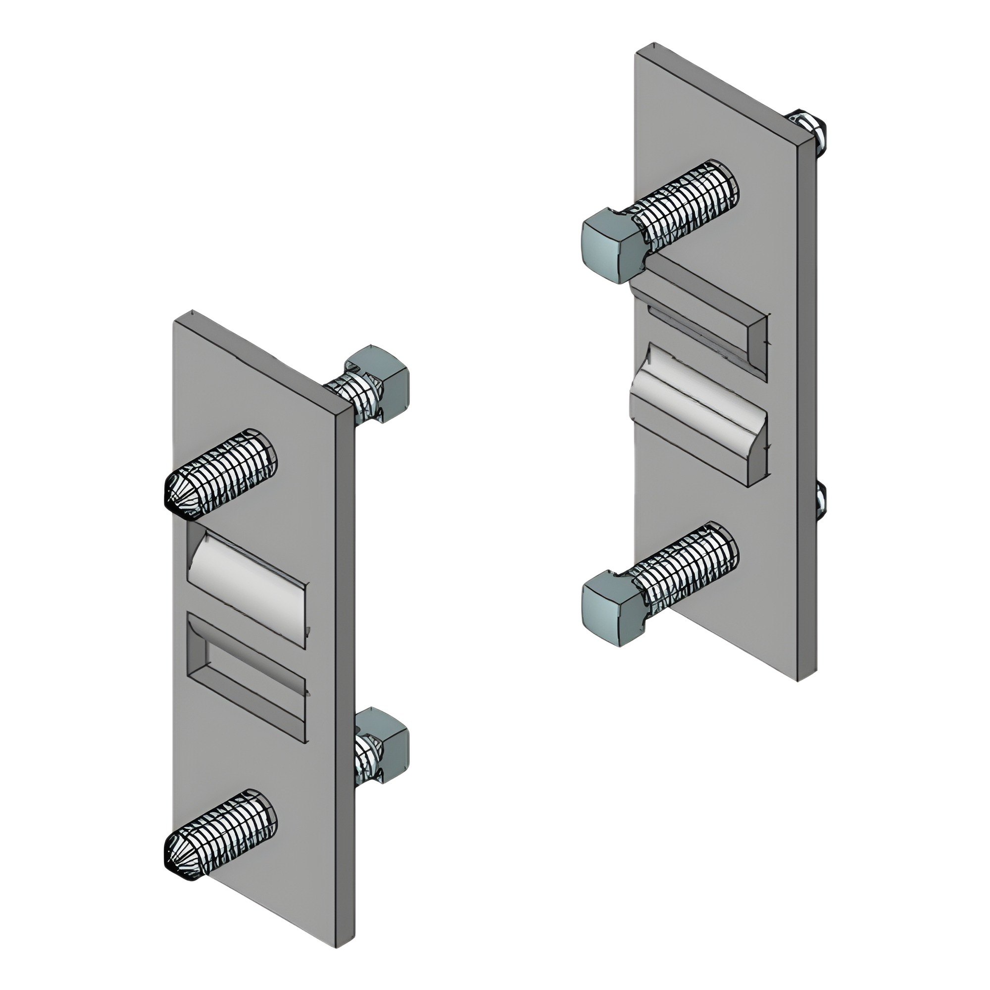 Mordaza Interior para Vigas / Acero 4.7 mm / Carga 360 kg / Electrogalvanizado / Par — ANCLO · SKU ANC-HU15