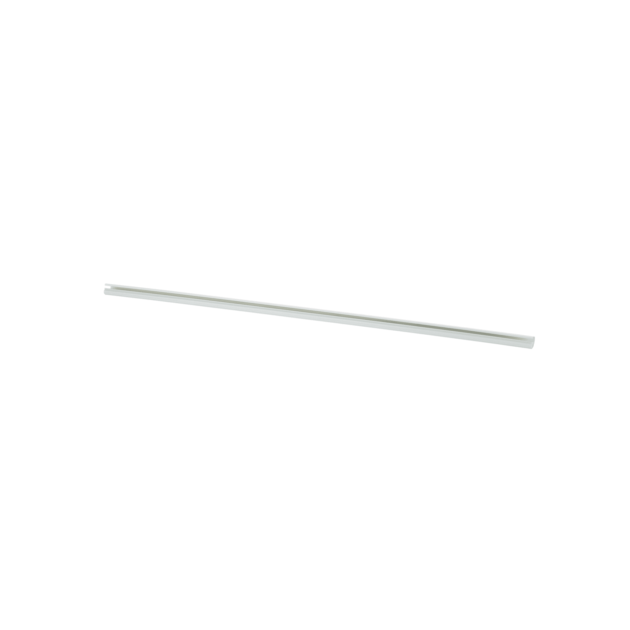Canaleta LD3 de PVC rígido, con cinta adhesiva para instalación sin herramientas, 19.6 x 12 x 1828.8 mm, Color Blanco