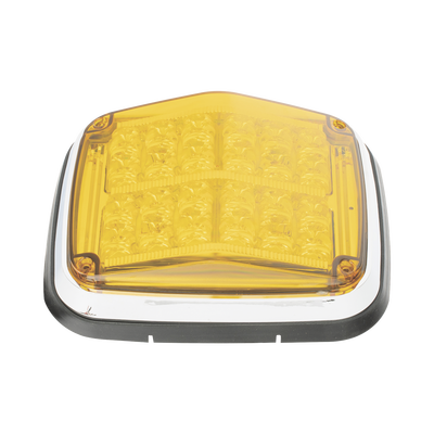 Luz de advertencia de 8 X 6", Color Ámbar, SAE,  IP67, Ideal para Ambulancias