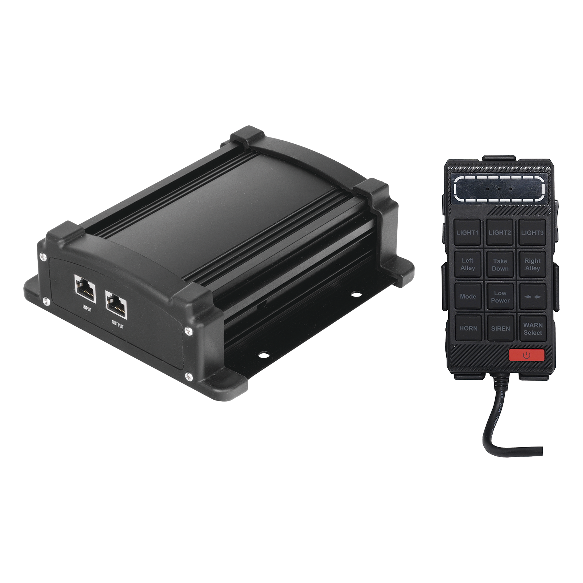Sirena Vehicular / 100W / 115 dB / Controlador Unimando con Micrófono / 7 Tonos Americanos / Compatible Barras X67/X75 — EPCOM INDUSTRIAL SIGNALING · SKU X100F