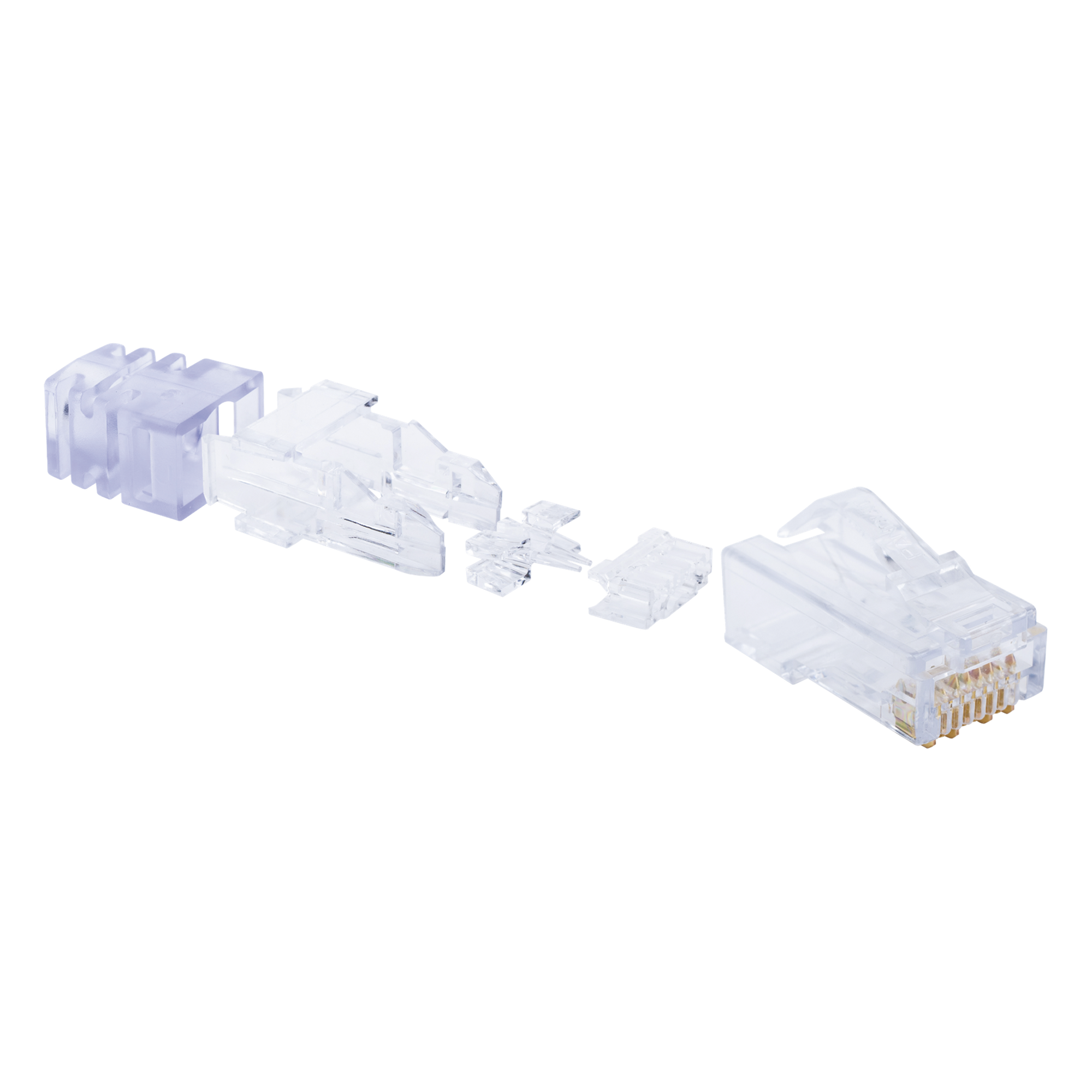 Plug RJ45 / Cat6 / 8P8C / 23-24 AWG / 50μin Oro / 2500 Ciclos / -10 a 60°C / 100 Piezas — PANDUIT · SKU SP688-C
