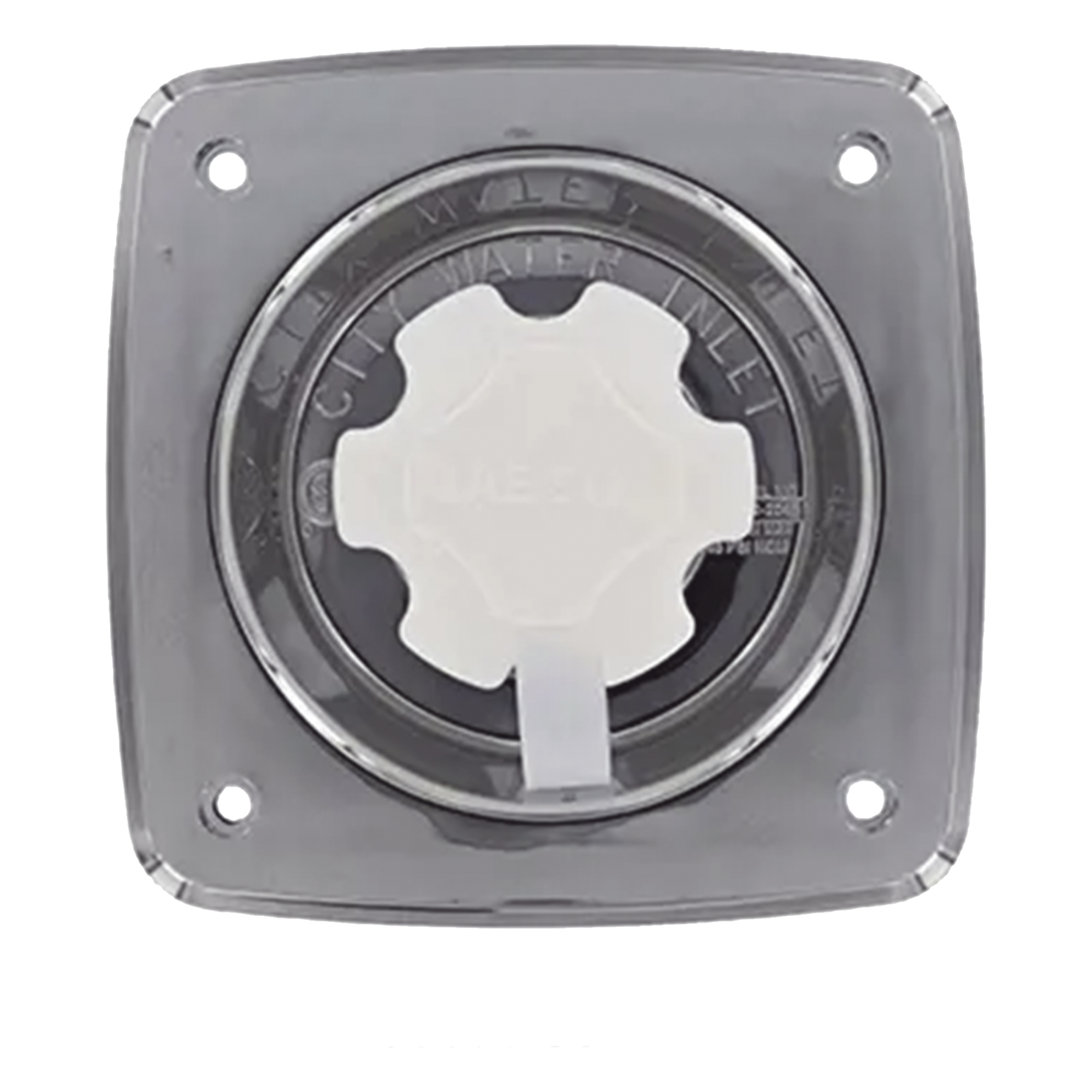 Regulador de Presión de Agua / Cromado / 45 psi (3.1 bar) / Entrada 3/4' Hembra / Salida 1/2' Macho 90° / 22x10x19 cm — JABSCO · SKU 44411-2045
