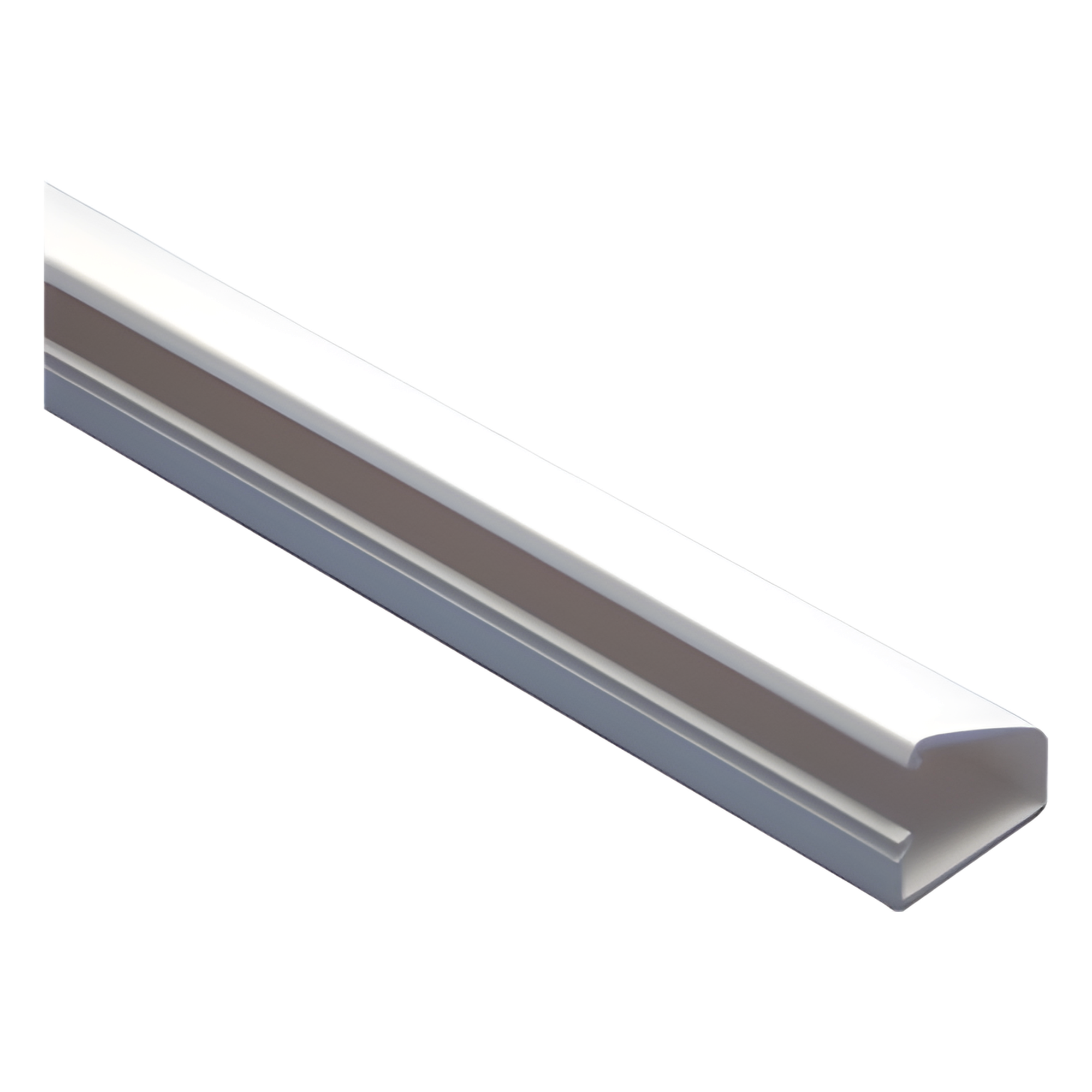 Canaleta Tipo Bisagra / PVC Autoextinguible / 20x10x1100 mm / Cinta Adhesiva / Paquete 4 Piezas — THORSMAN · SKU TMK-1020