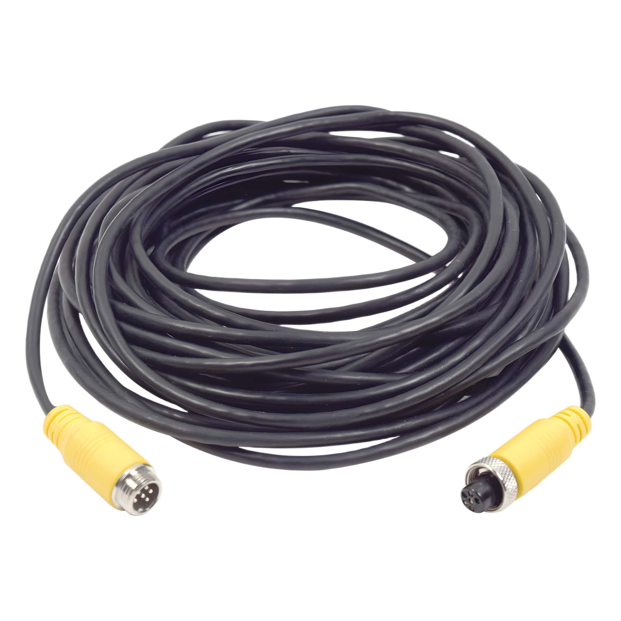 Cable Extensor para Cámara IP / 7 m (23 ft) / Conector Aviación 6 Pines / Transmisión Triple / Anti-Vibración / Uso Interior — STREAMAX · SKU XMRIPC7M