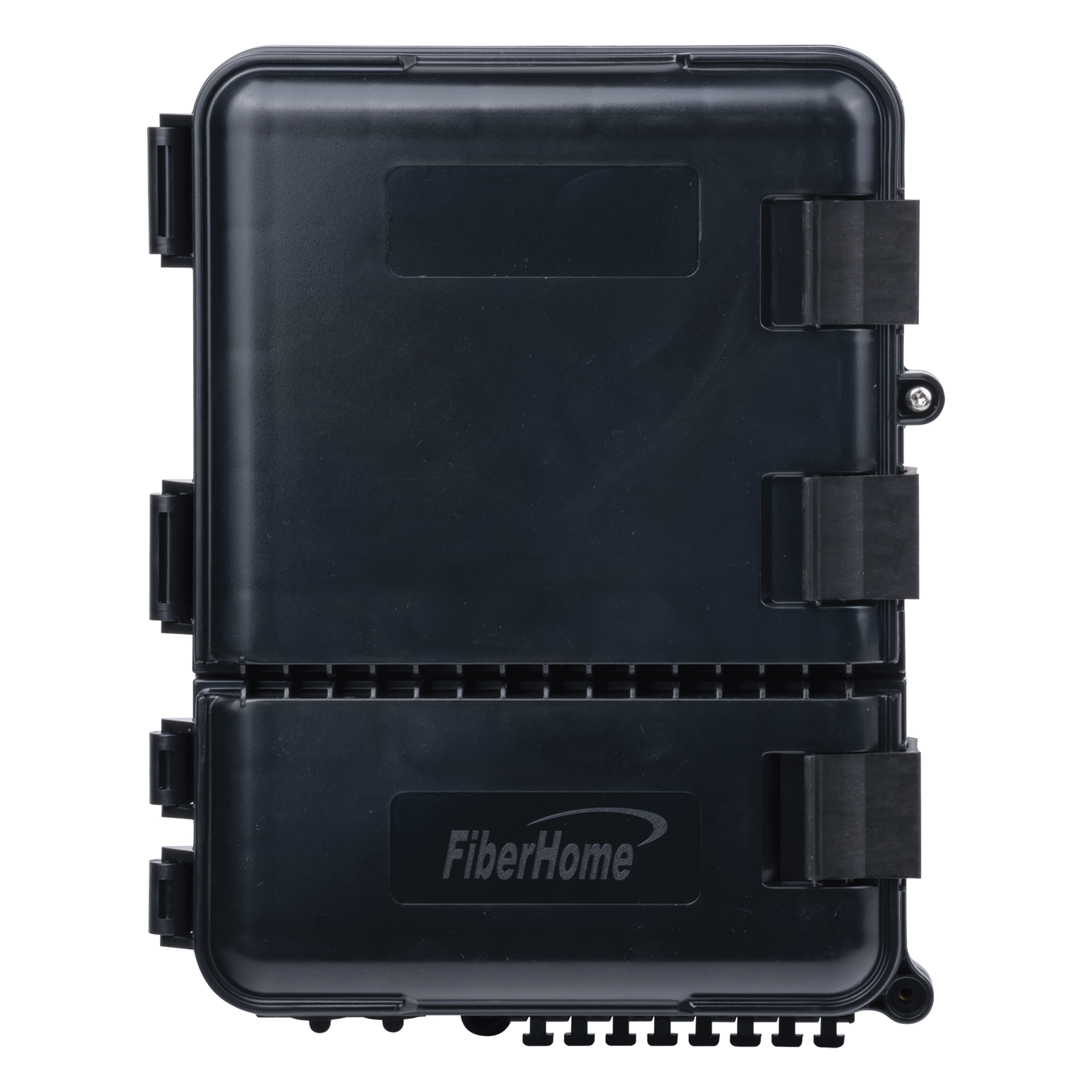 Caja de Distribución de Fibra Óptica / 24 Empalmes / 8 Acopladores SC/APC Simplex / IP55 Exterior / Montaje en Poste — FIBERHOME · SKU FDP-440A