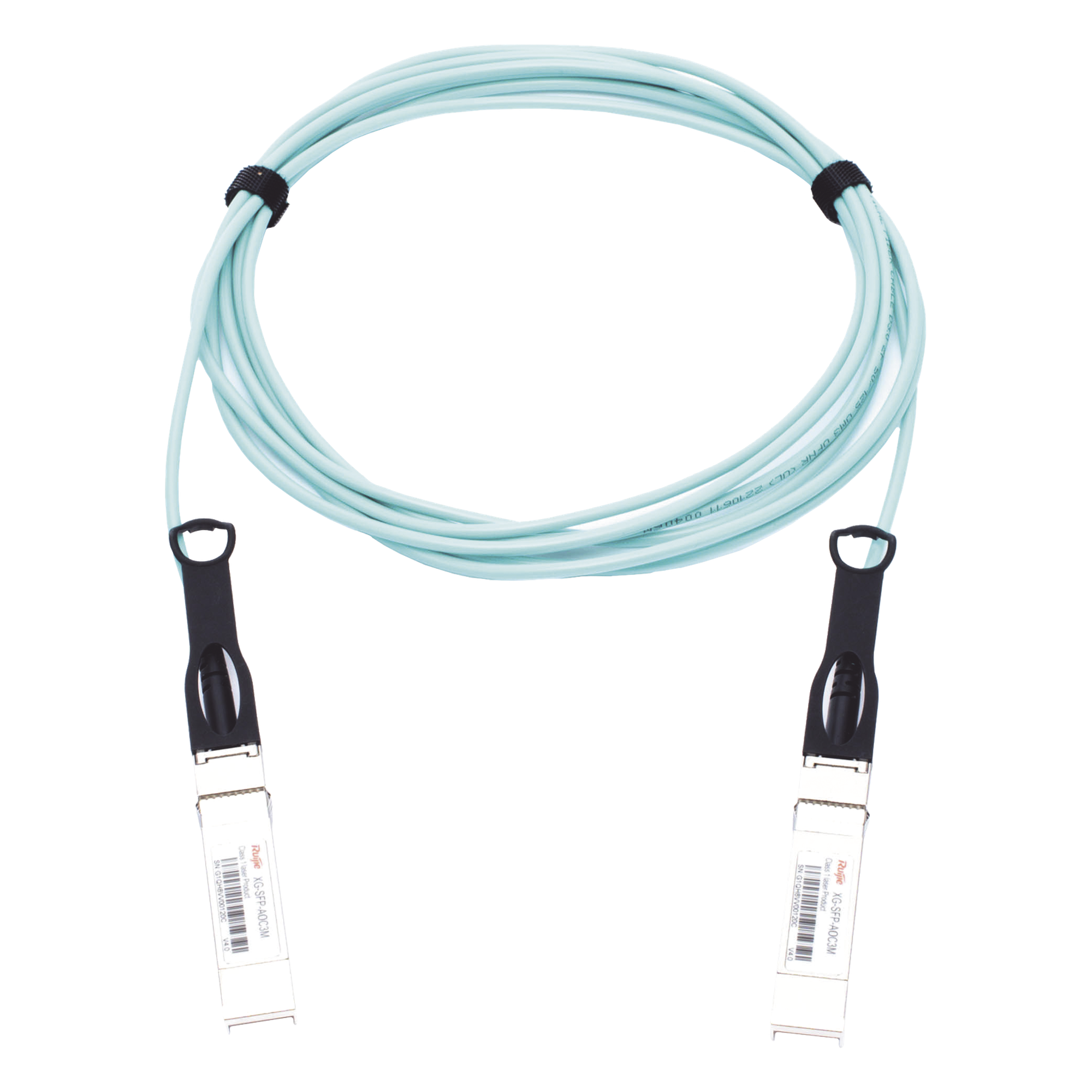 Jumper de fibra / SFP+ 10GB / AOC 3m / 10 pies / 10GBase-T — RUIJIE · SKU XG-SFP-AOC3M