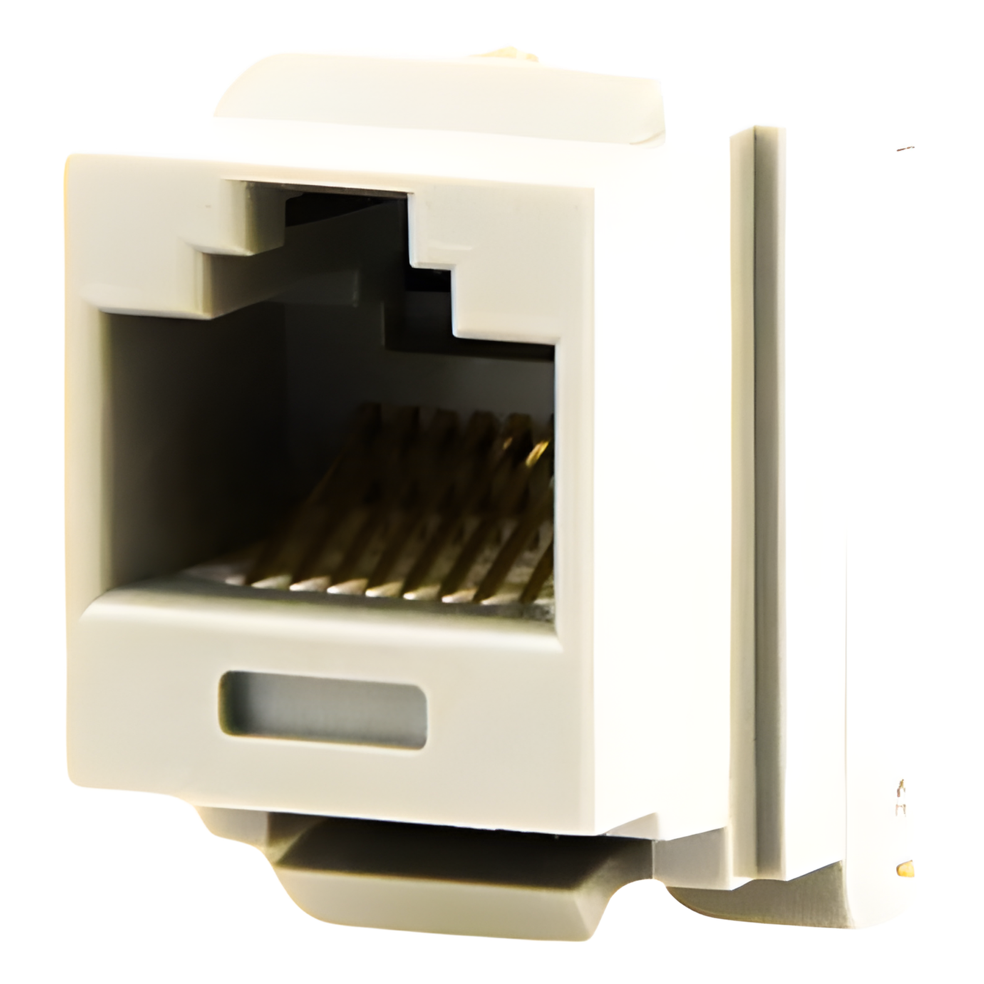 Jack Keystone / Cat 6 / Clase E / 250 MHz / Impacto 110 / RJ45 / Gris