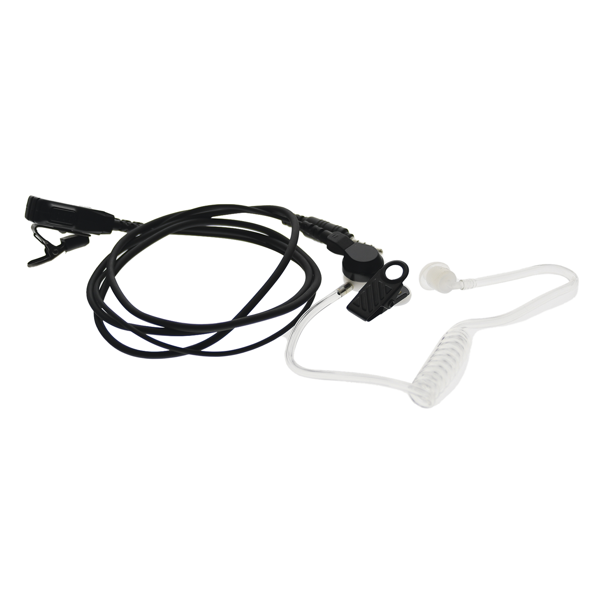 Micrófono-Audífono de Solapa / Tubo Acústico Transparente / Sensibilidad -42 dB / Bocina 112 dB / Conector 3.5 mm PTT / Operación -20°C a 70°C — RUGGEAR · SKU 25036800
