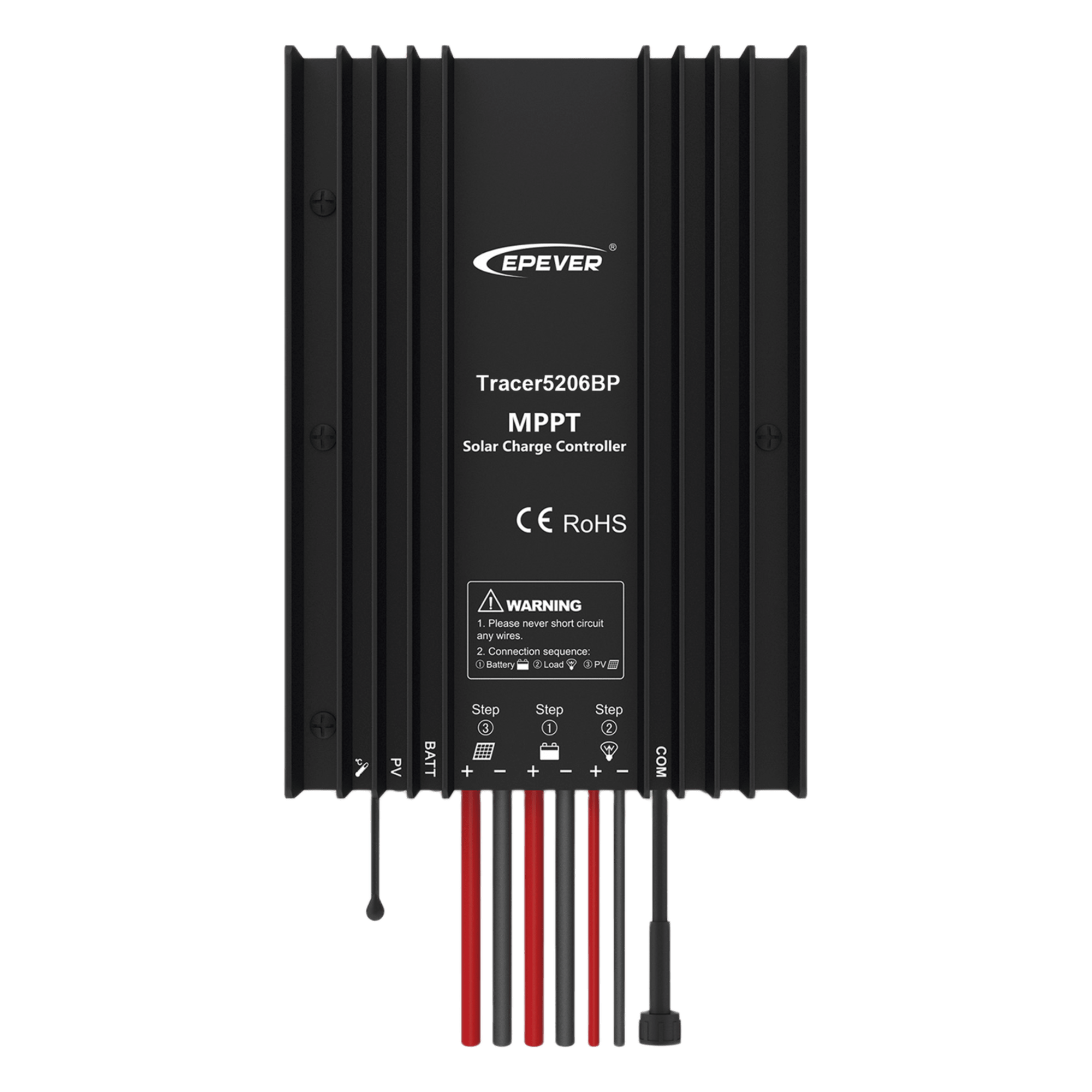 Controlador Solar MPPT / 20A / 12V/24V / Voc 100V / RS-485 / IP68 / LiFePO4 — EPEVER · SKU TRACER5206BP