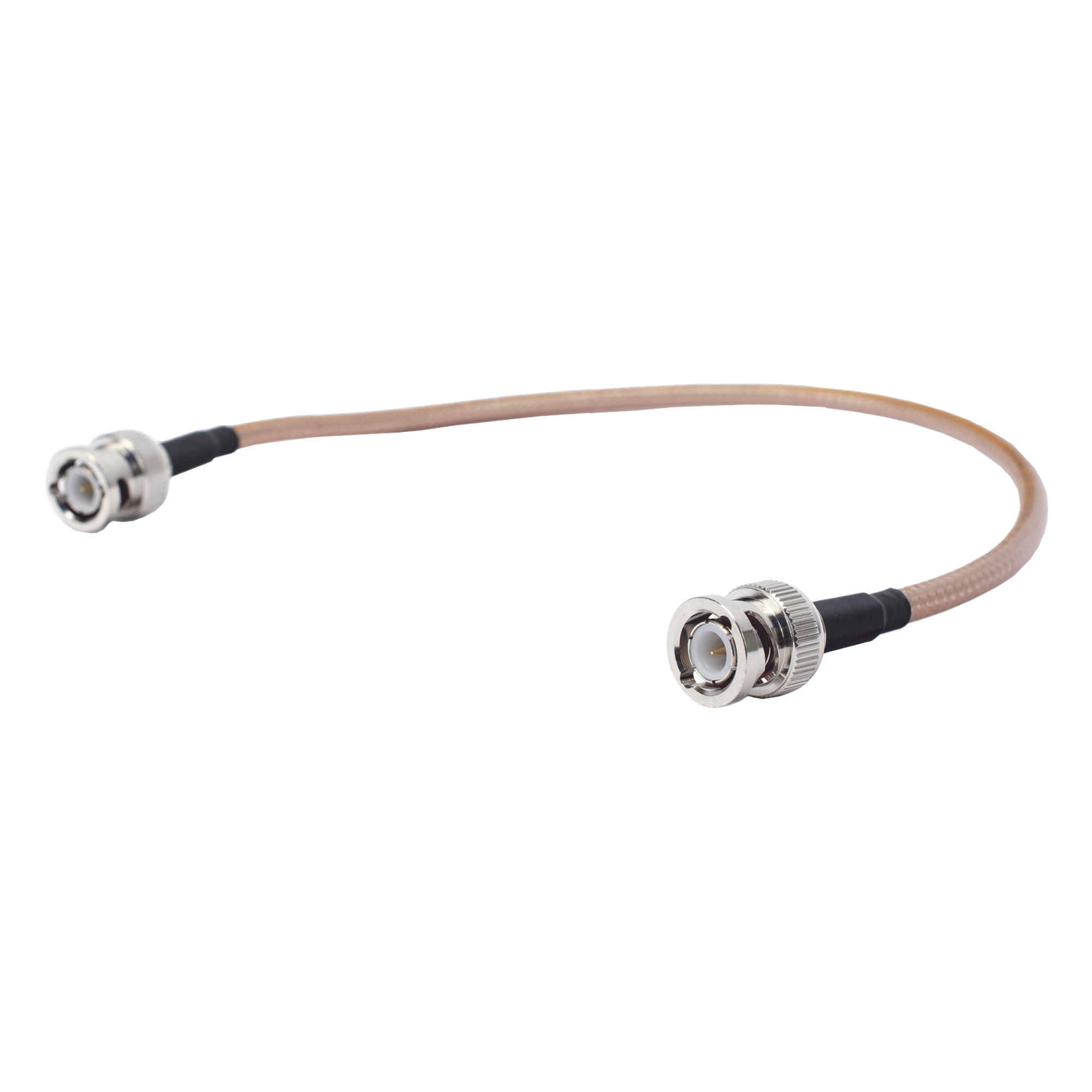 Jumper Coaxial / 30.5 cm (1 pie) / Cable LP142 / BNC Macho a BNC Macho / 50 Ω