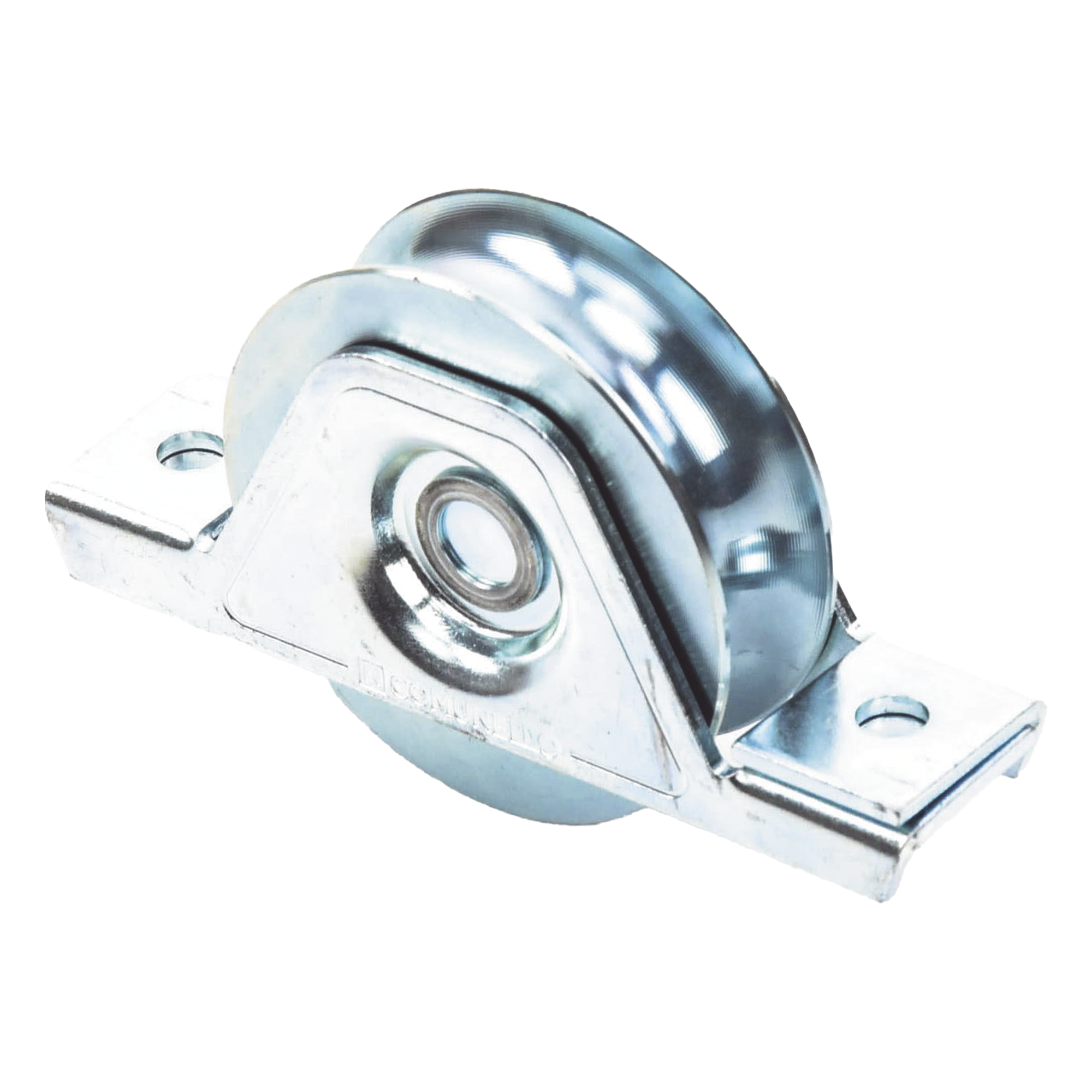 Rueda para Puerta Corrediza / 8 cm / Acero Galvanizado / Carga 180 kg / Fijación Inferior — COMUNELLO · SKU 1151-5025-001
