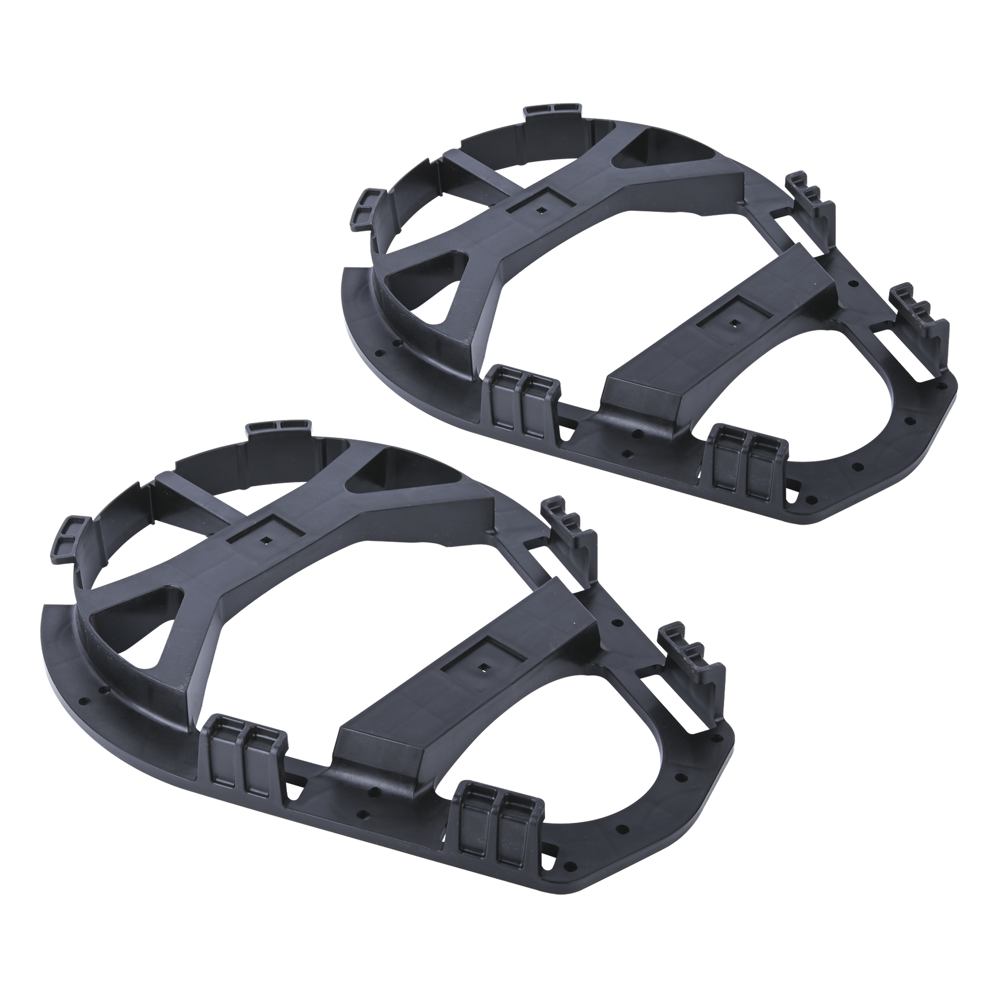 Par de Raquetas para Cable de Fibra Óptica ADSS / Resina Termoplástica UV / Totalmente Dieléctricas / 12 Cinchos / 4 Sujetadores — LINKEDPRO BY EPCOM · SKU LP-SF-SC-12