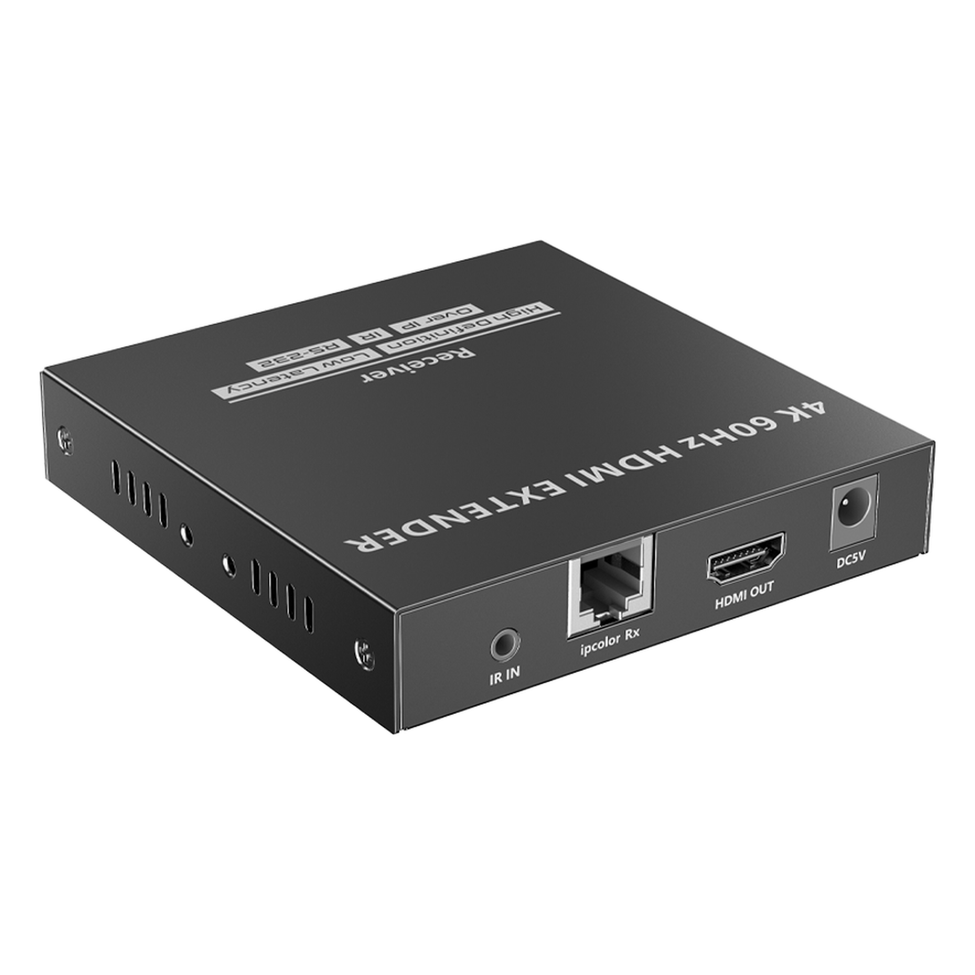 Receptor Compatible para Kit TT582 | 4K @60Hz | Cat 6, 6a y 7 |  hasta 120 metros | 