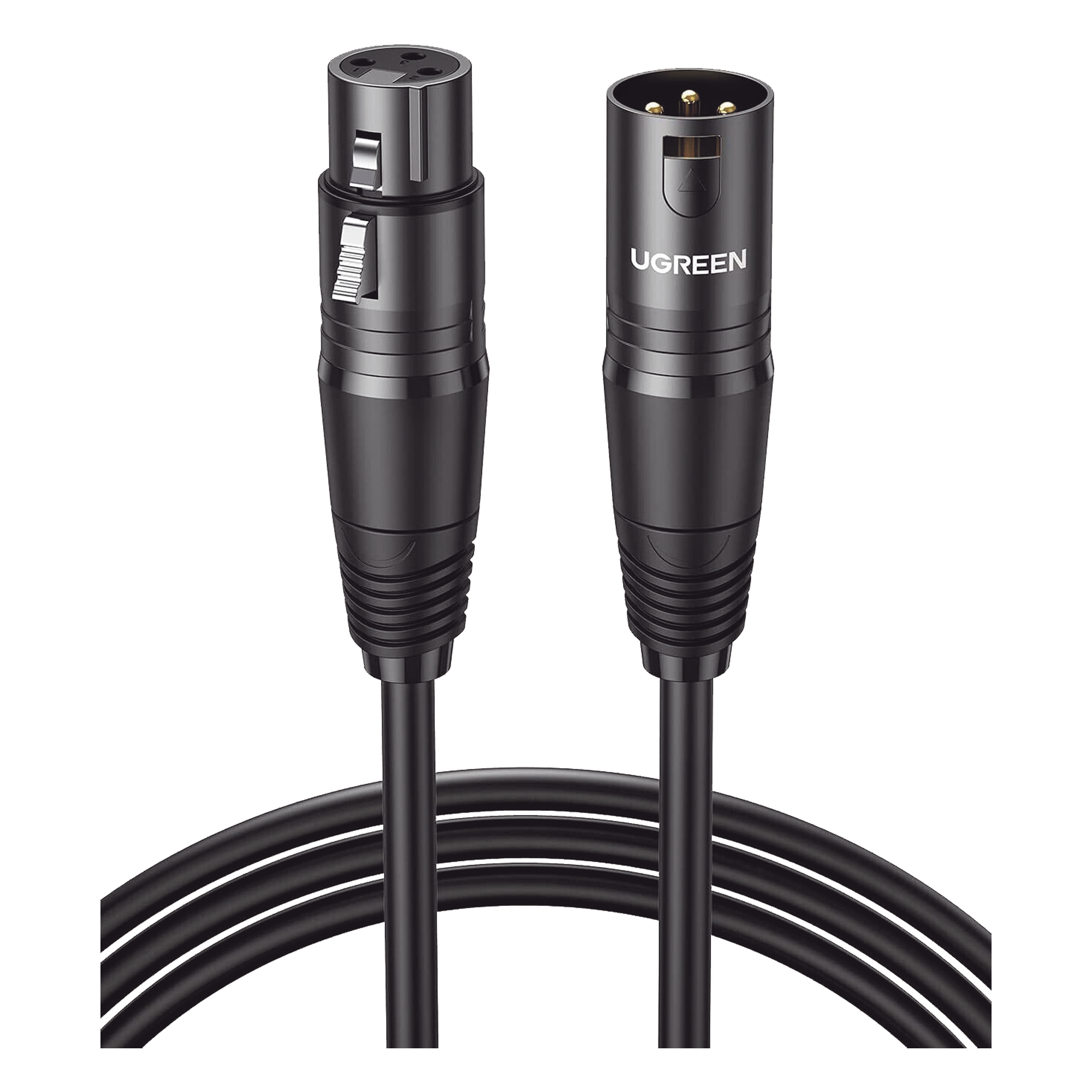 Cable XLR Balanceado / Macho a Hembra / 5 m (16.4 ft) / Triple Blindaje / OFC / 6 mm Diámetro — UGREEN · SKU 20712