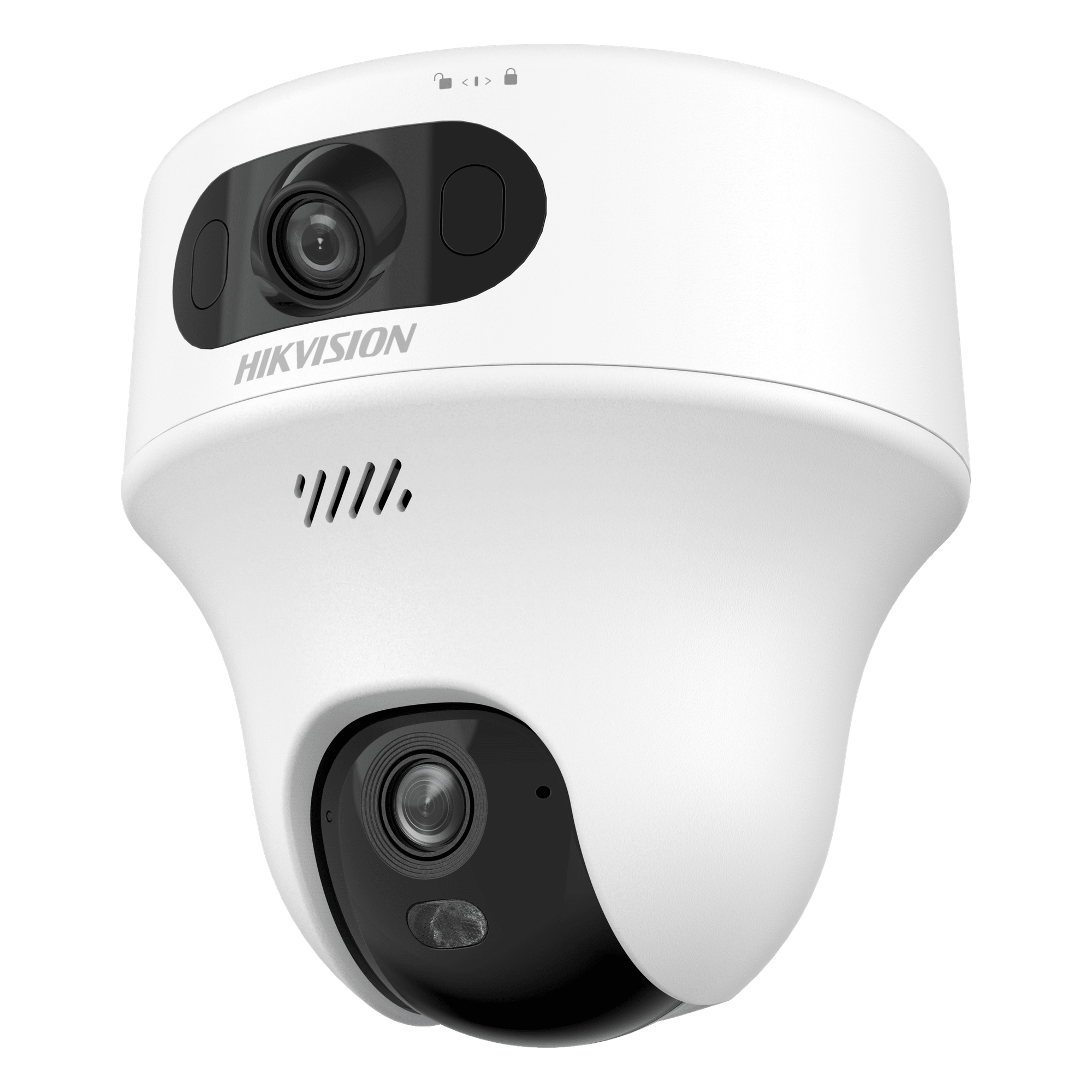 Cámara Turret IP / 6 Megapixel / Doble Lente 2.8 mm y 4 mm / Dual Light 10 m (32.8 ft) / Wi-Fi 6 / Audio Bidireccional / Interior — HIKVISION · SKU DS-2CFWQ6-D