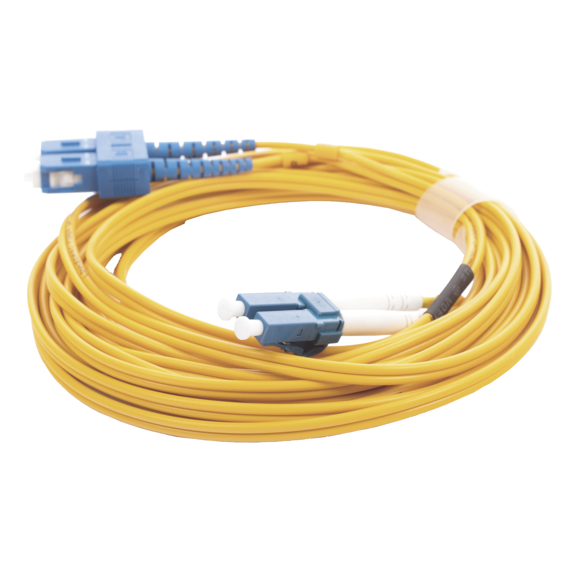 Jumper de Fibra Óptica / Monomodo 9/125 / LC/UPC-SC/UPC / Dúplex / PVC 2.0 mm / 5 m (16.40 pies)