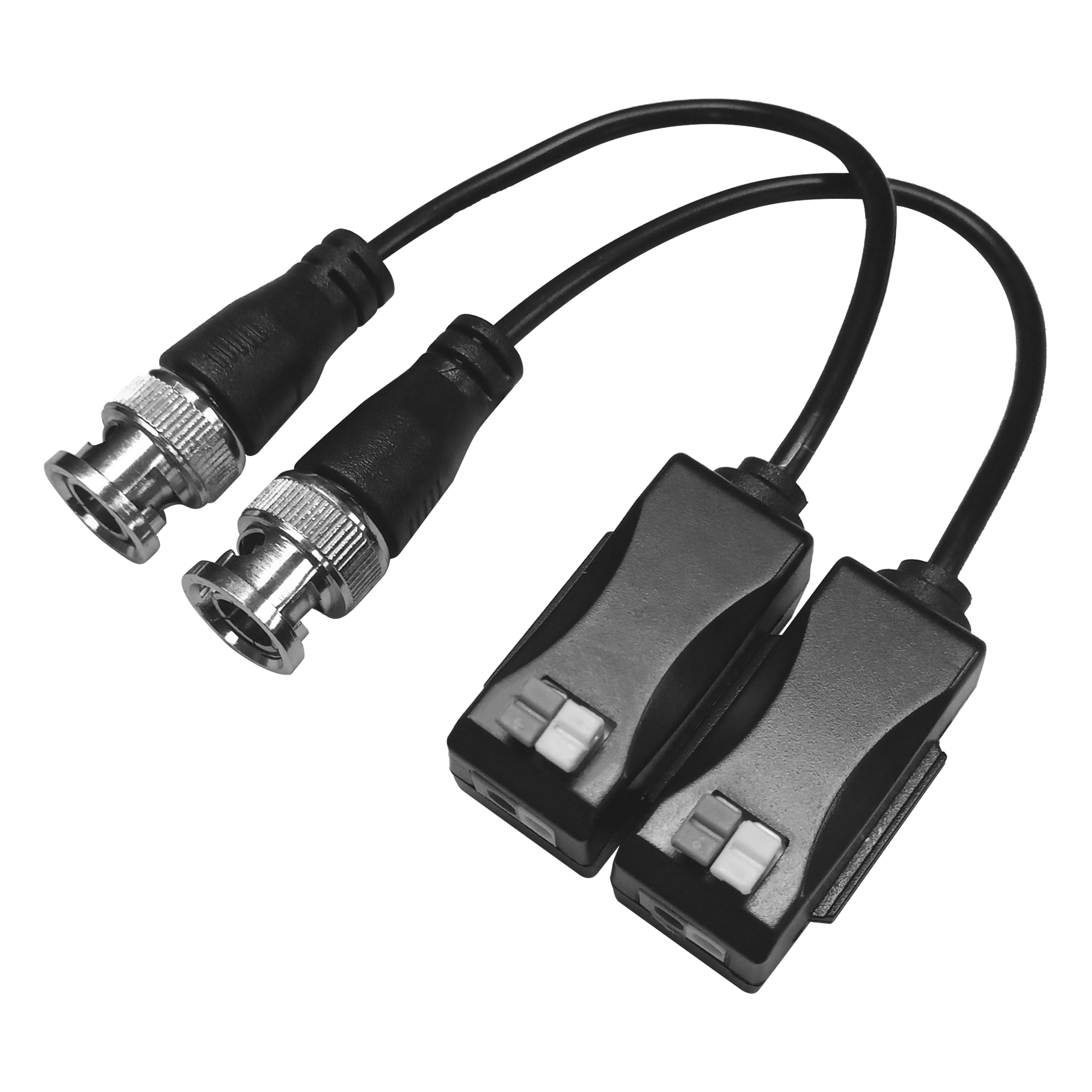 Kit de Transceptores Pasivos / 4K / Transmisión 250 m (820.2 ft) / UTP Cat 5e/6/6a/7 / Audio por Coaxitron / Terminales Push-Pin / Pig Tail — EPCOM TITANIUM · SKU TT101FTURBOZ