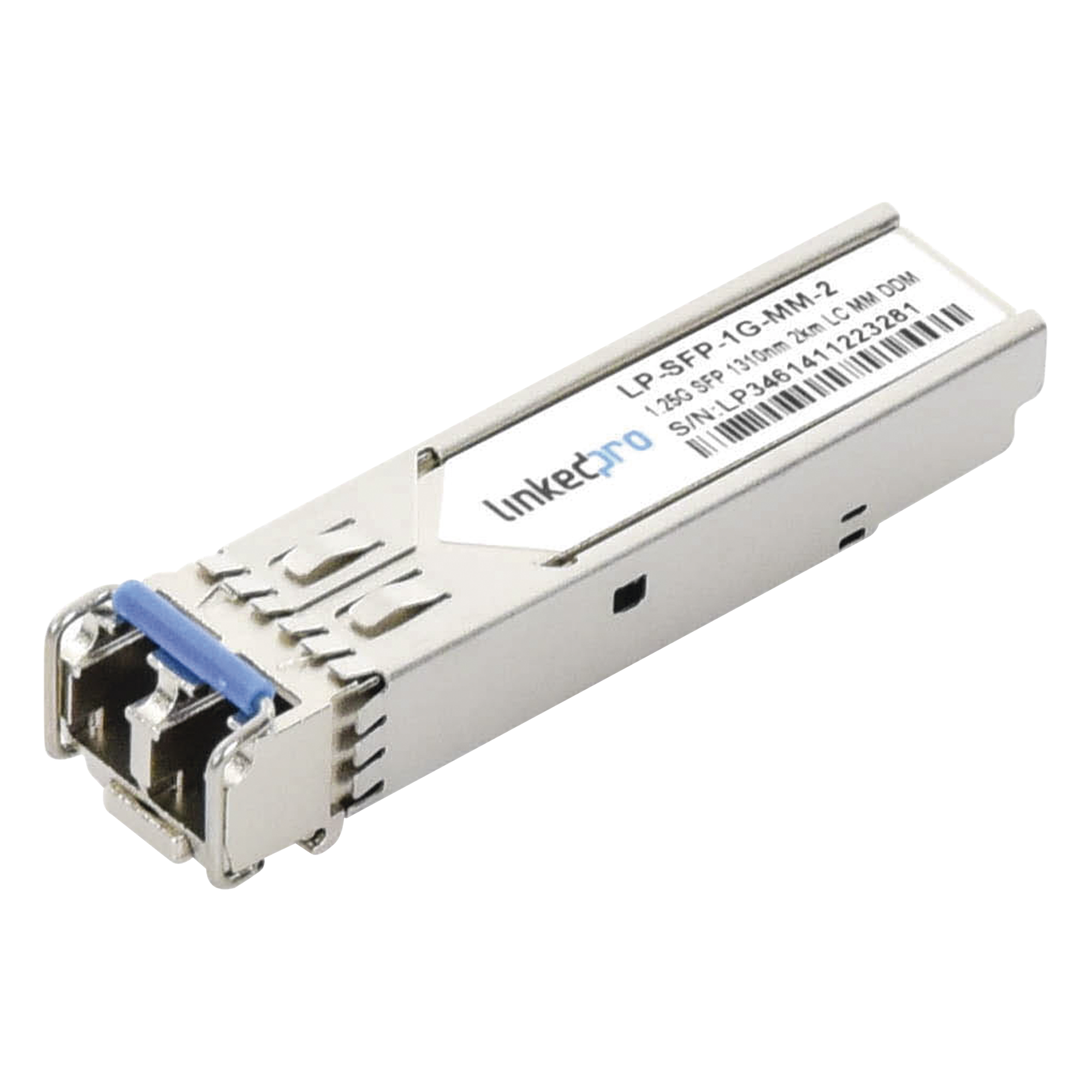 Transceptor SFP / Multimodo / 1310 nm / 1.25 Gbps / 1000BASE-SX / LC/UPC Dúplex / DDM / 2 km (6561.7 ft) — LINKEDPRO BY EPCOM · SKU LP-SFP-1G-MM-2