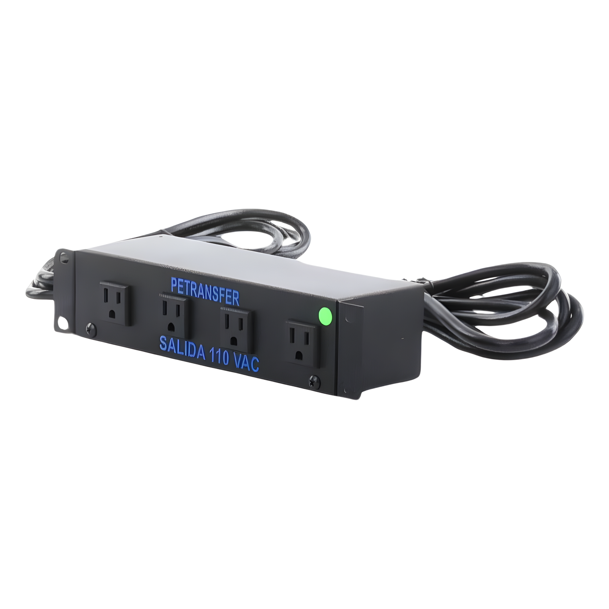 Interface de Transferencia Automática / Conmutación en 15 ms / 4 Salidas NEMA 5-15R / 20 A Total / 110 VCA 50/60 Hz / Detección 75-77 VCA