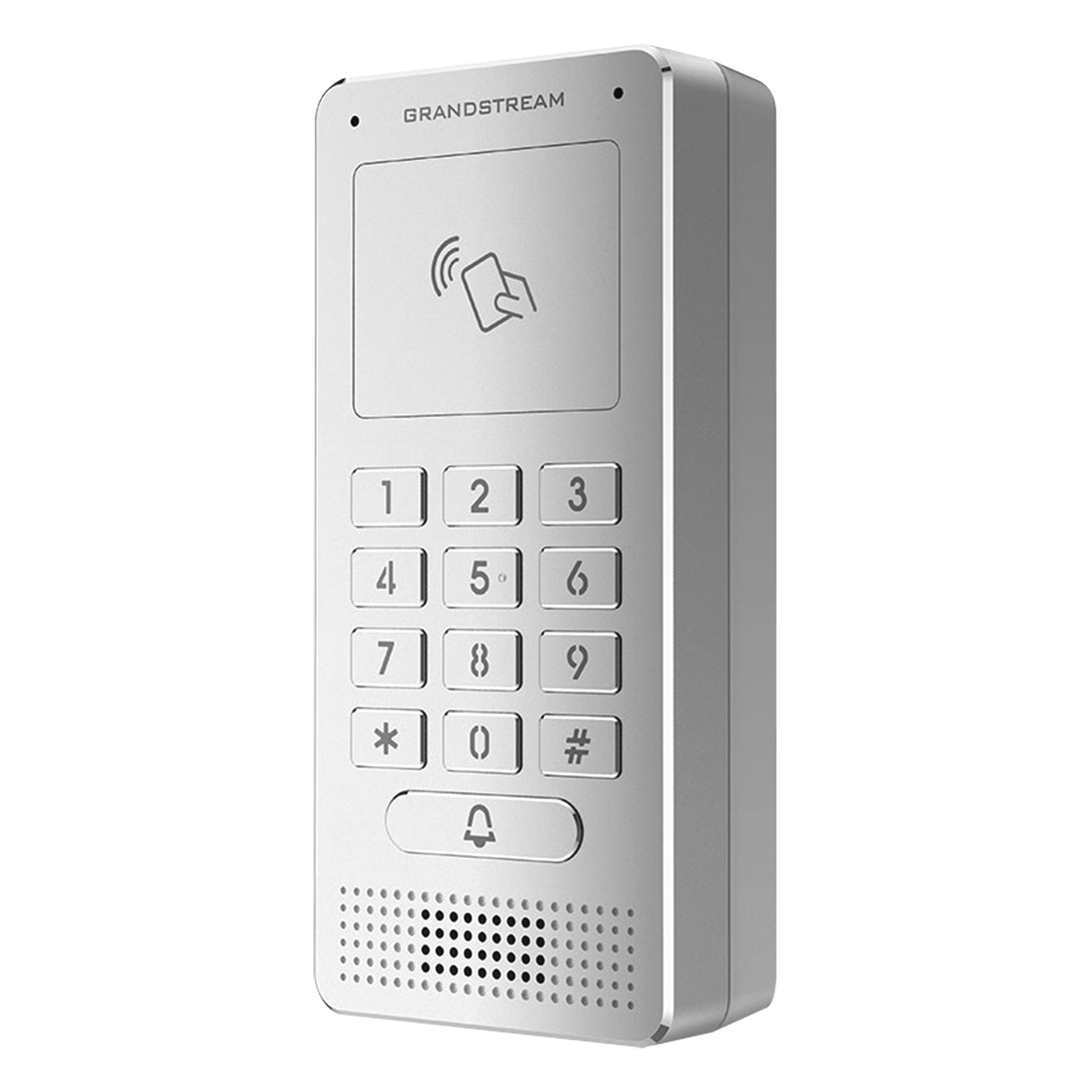 Audioportero IP / SIP / RFID y Teclado Retroiluminado / IP65 / IK06 / 3 Entradas y 2 Salidas de Alarma — GRANDSTREAM · SKU GDS-3705