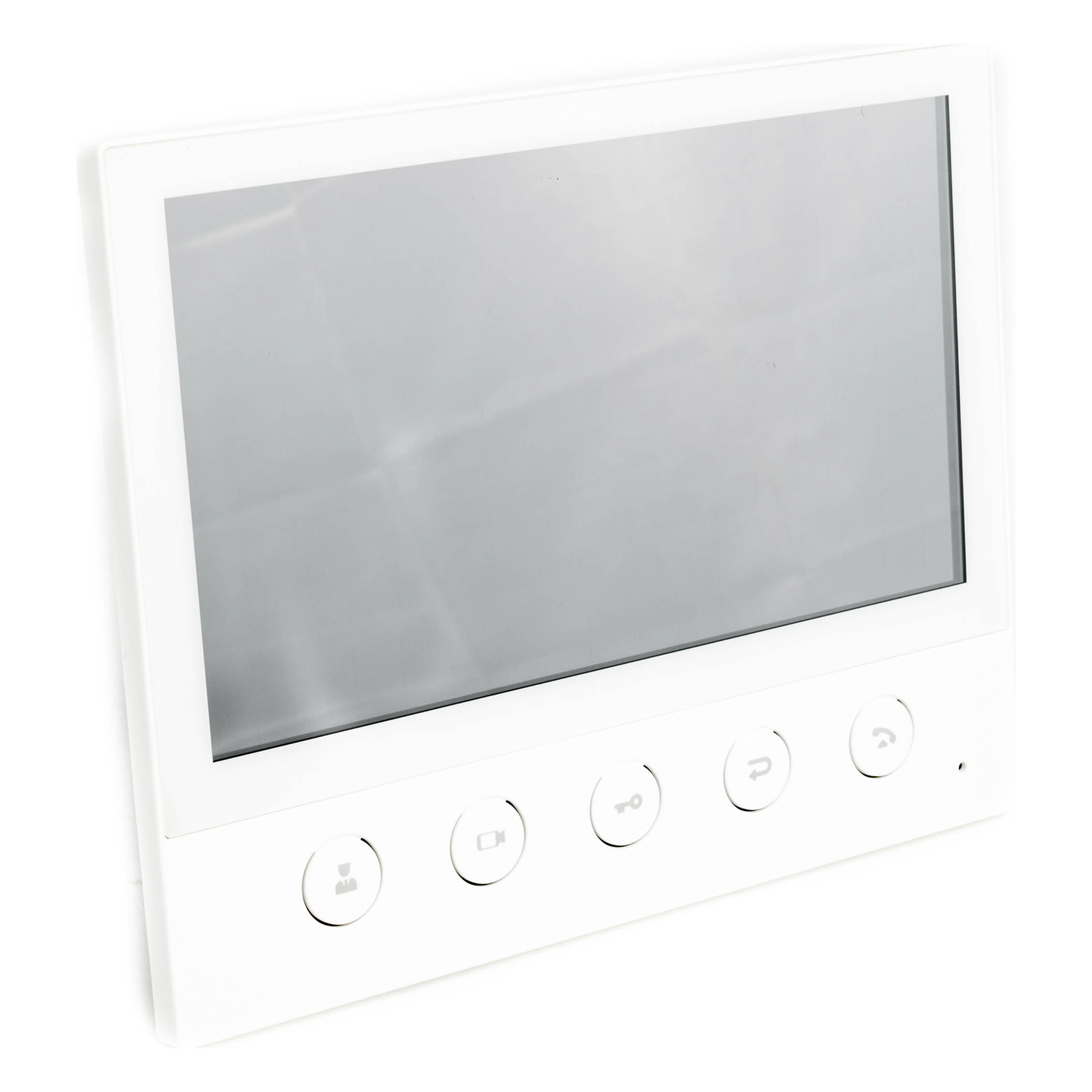 Monitor IP/SIP para interior, Wi-Fi, pantalla táctil de 7", audio de 2 vías, PoE, 8 interfaces de entrada de alarma.