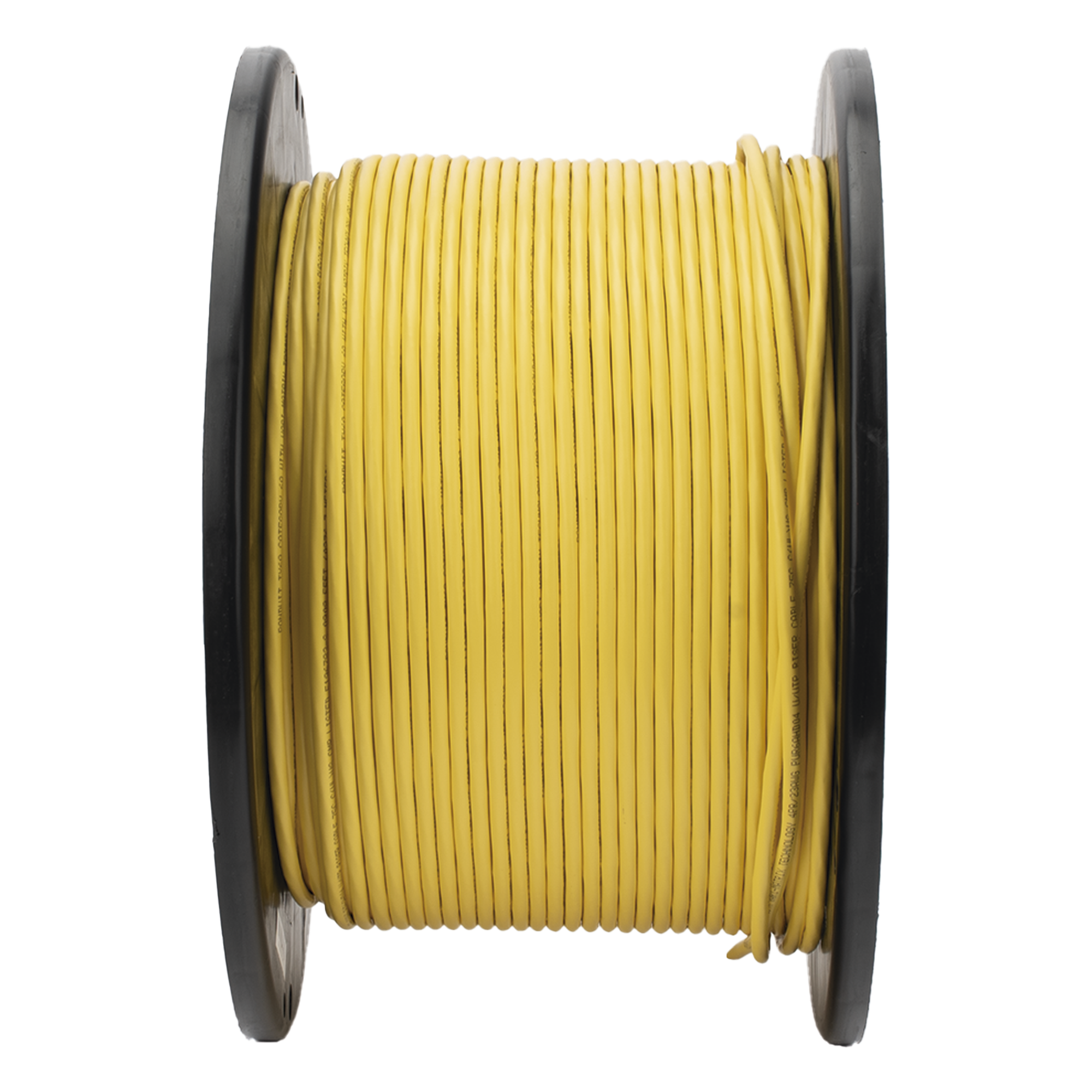 Bobina de Cable UTP Cat6A / 23 AWG / CMR Riser / 305 m (1000 pies) / 6.2 mm Diámetro / 650 MHz / 10GBase-T