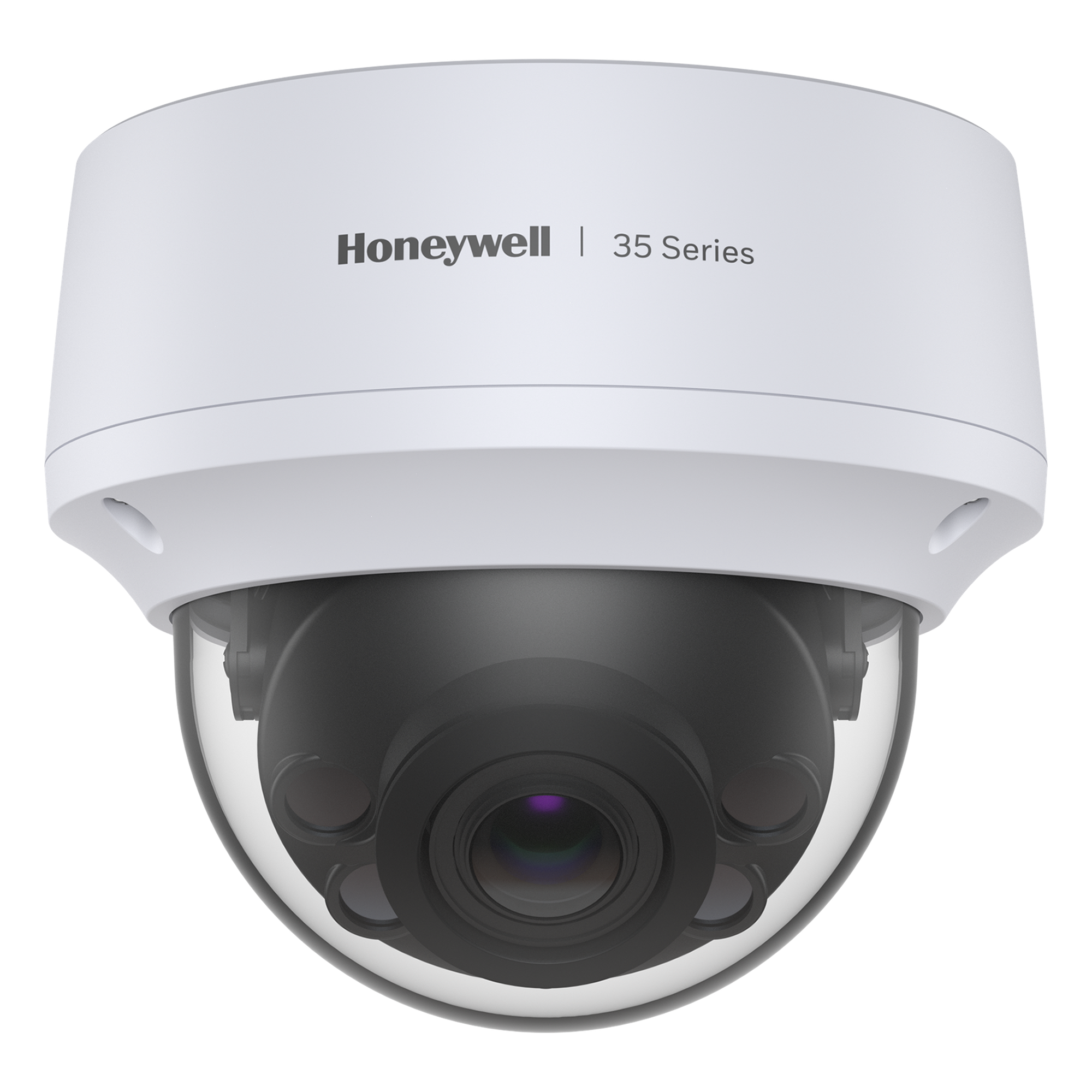 Cámara Domo IP / 8 Megapixel UHD / Lente Varifocal Motorizado 2.7-13.5 mm / WDR 120 dB / IR 50 m (164 ft) / IP66/IP67 IK10 / PoE — HONEYWELL · SKU HC35W48R2
