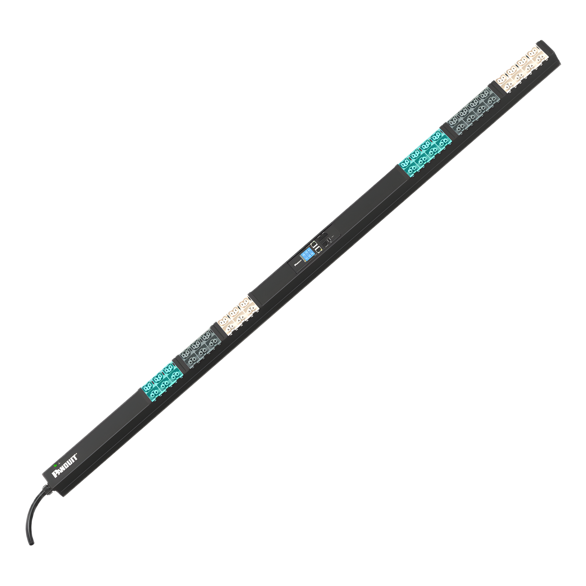 PDU Inteligente Monitoreable / 42 Salidas C13/C15/C19/C21 / Entrada IEC 60309 3P+N+E 16A / 230 Vca / 16 Amp / Instalación Vertical