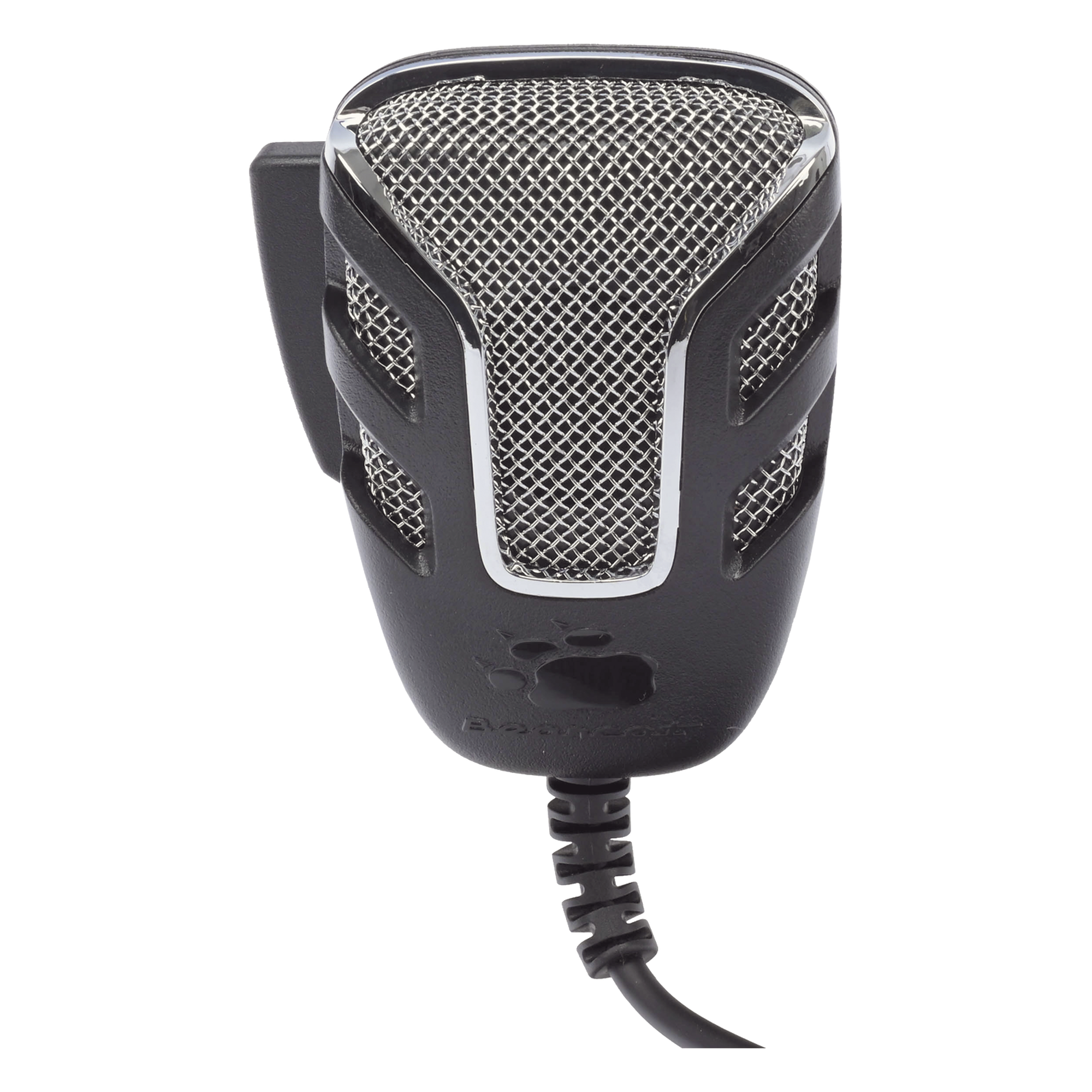 Micrófono de Mano para Radio CB / Cancelación Dinámica de Ruido / Impedancia 500 Ohm / Conector 4 Pines con Anillo de Seguridad / Respuesta 100-5000 Hz / ABS Resistente — UNIDEN · SKU BC804NC