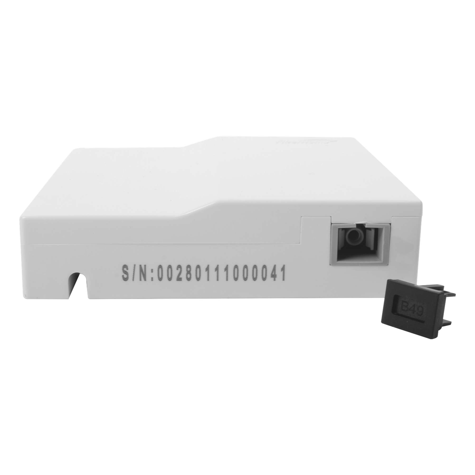 Caja Terminal de Fibra Óptica / Roseta Interior / Acoplador SC/APC / IP30 / 86 x 86 x 23 mm / Cable Drop hasta 4 mm