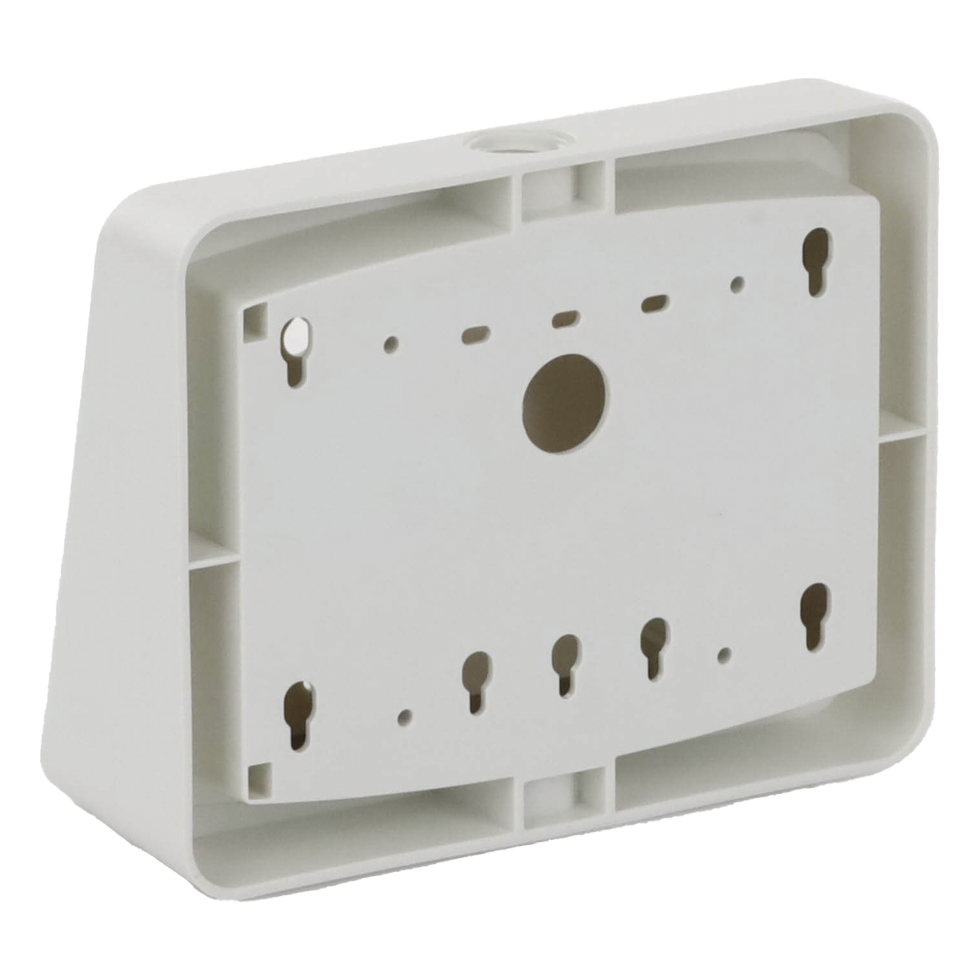 Caja de Montaje en Superficie / Cuña de 15° / Entradas 1/2" NPT / Compatible Cajas 1 Gang y 4" — FIRE-LITE · SKU ANNSB80KITW