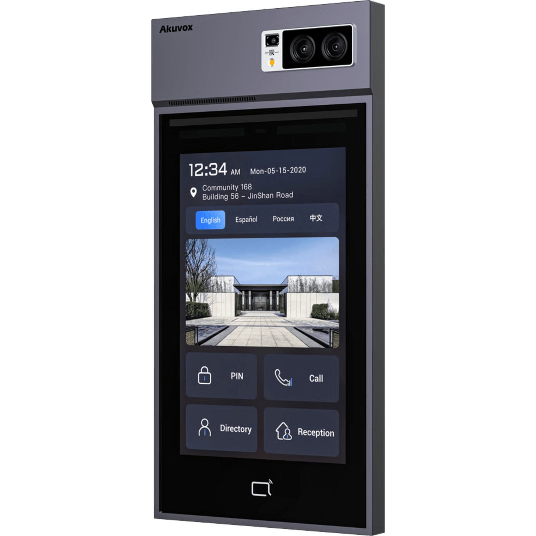 Videoportero IP / Pantalla Táctil 10" IPS LCD / Cámara 5 MP / Reconocimiento Facial / Lector QR Físico / Bluetooth y NFC / IP66 e IK08 / Android Personalizable