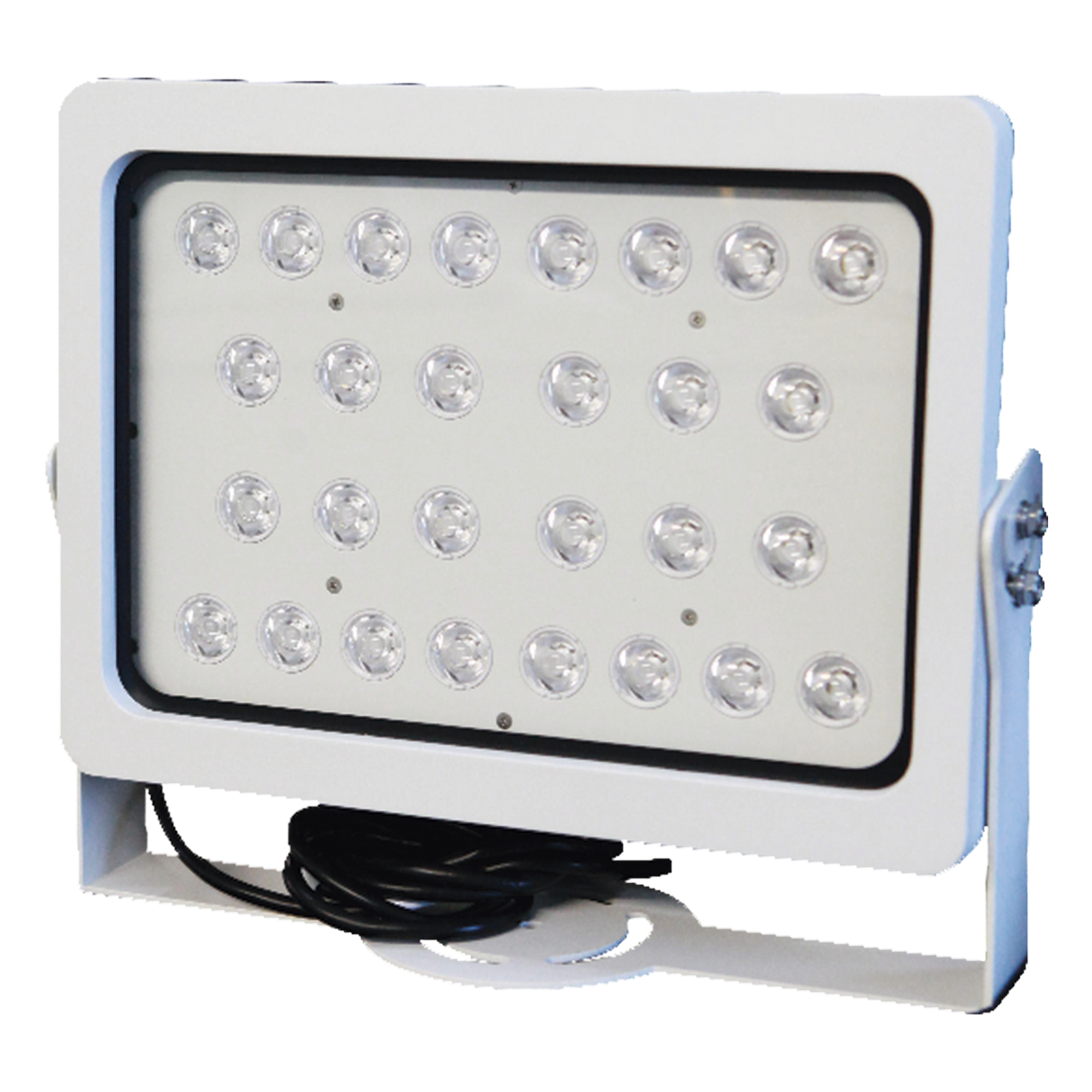 Lámpara LED Estroboscópica / 28 LEDs Alta Eficiencia / 250 lx / Alcance 16 a 25 m (52.5 a 82 ft) / Ángulo 10° / 1 Carril / IP66 — HIKVISION · SKU DS-TL2002A(AC220V)