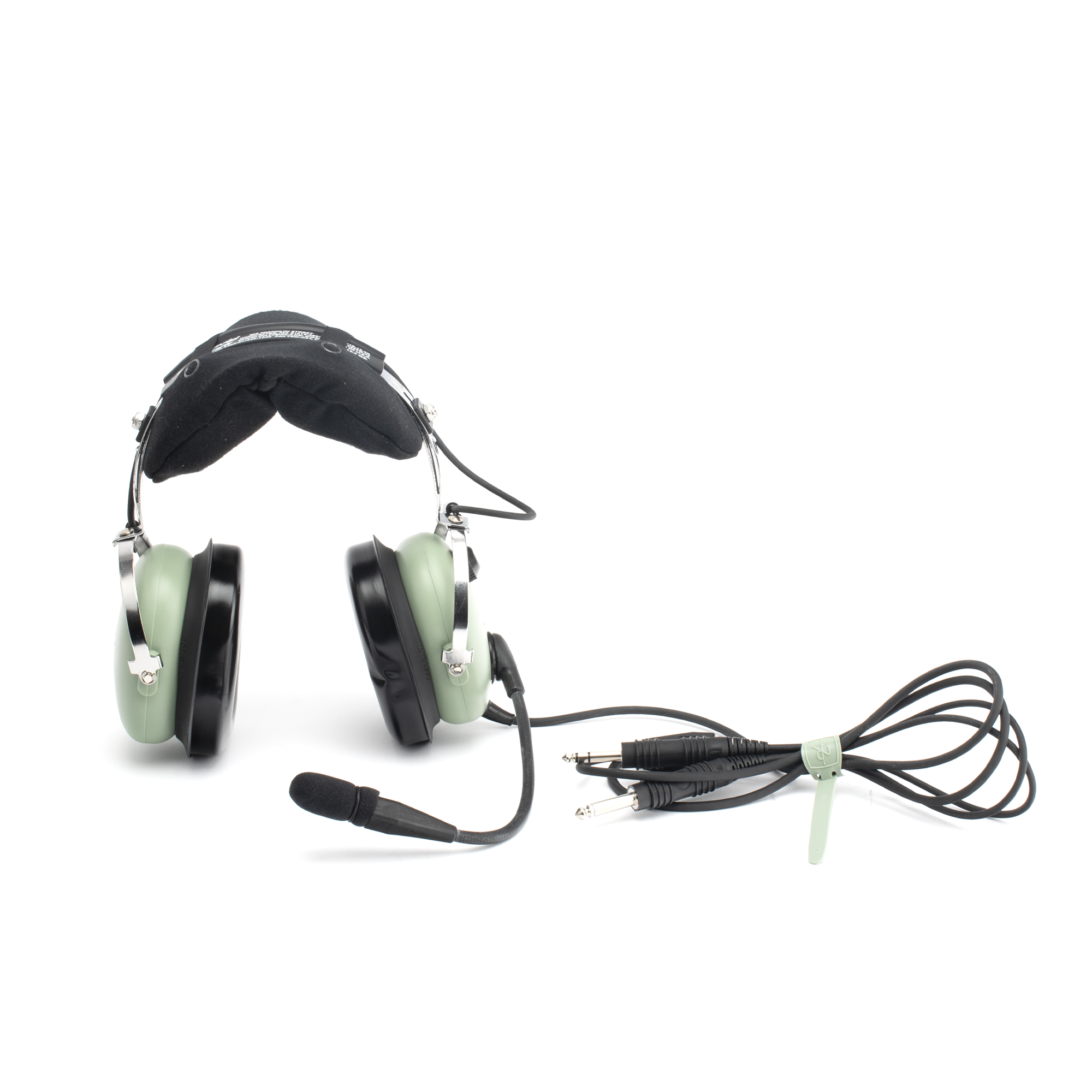 Auriculares de Aviación / Atenuación de Ruido Pasivo 23 dB NRR / Micrófono Electret Amplificado M-7A / Diseño Ligero / Compatible Aviación General y Estándares Militares