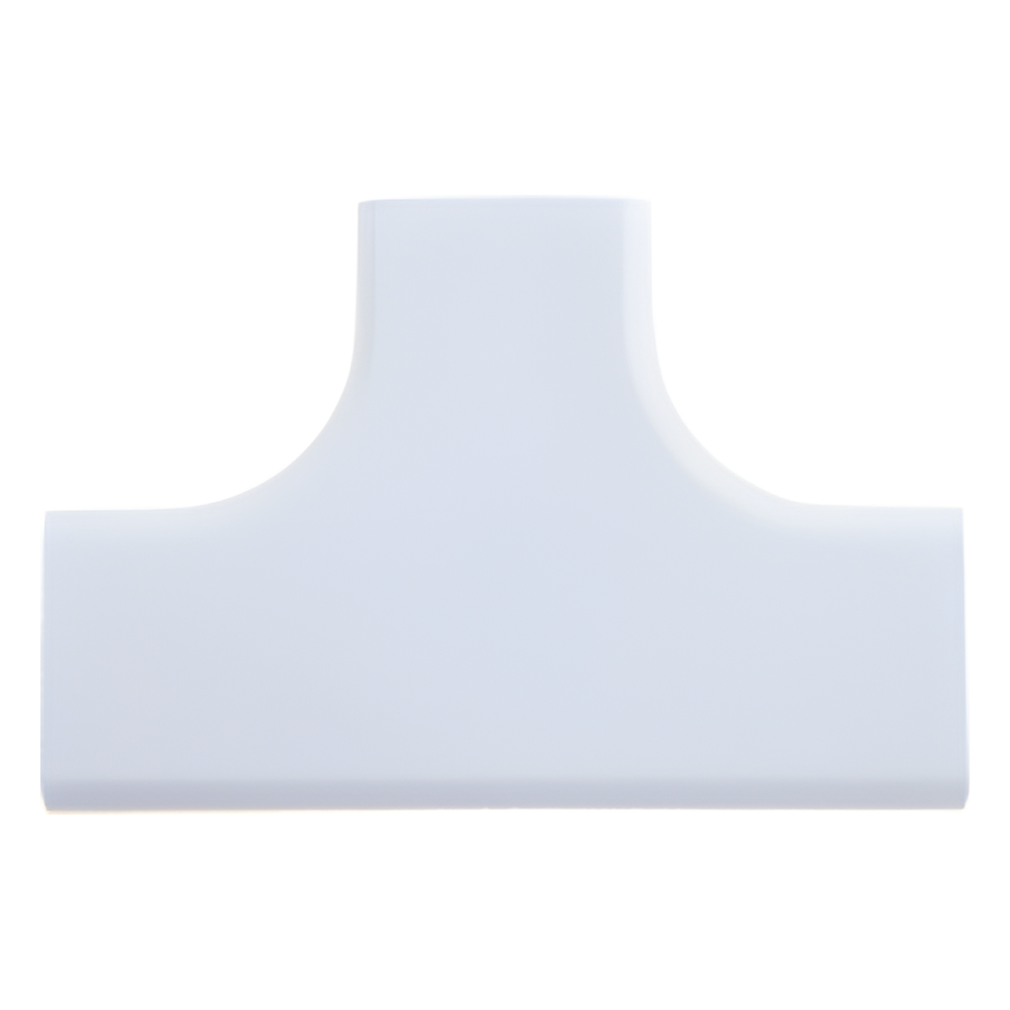Accesorio en T para Canaleta / 180° / ABS Resistente a Impactos / UL94V-0 FT4 / 0 a 50°C / Instalación Adhesiva Sin Herramienta / Blanco — PANDUIT · SKU TFC10WH-X