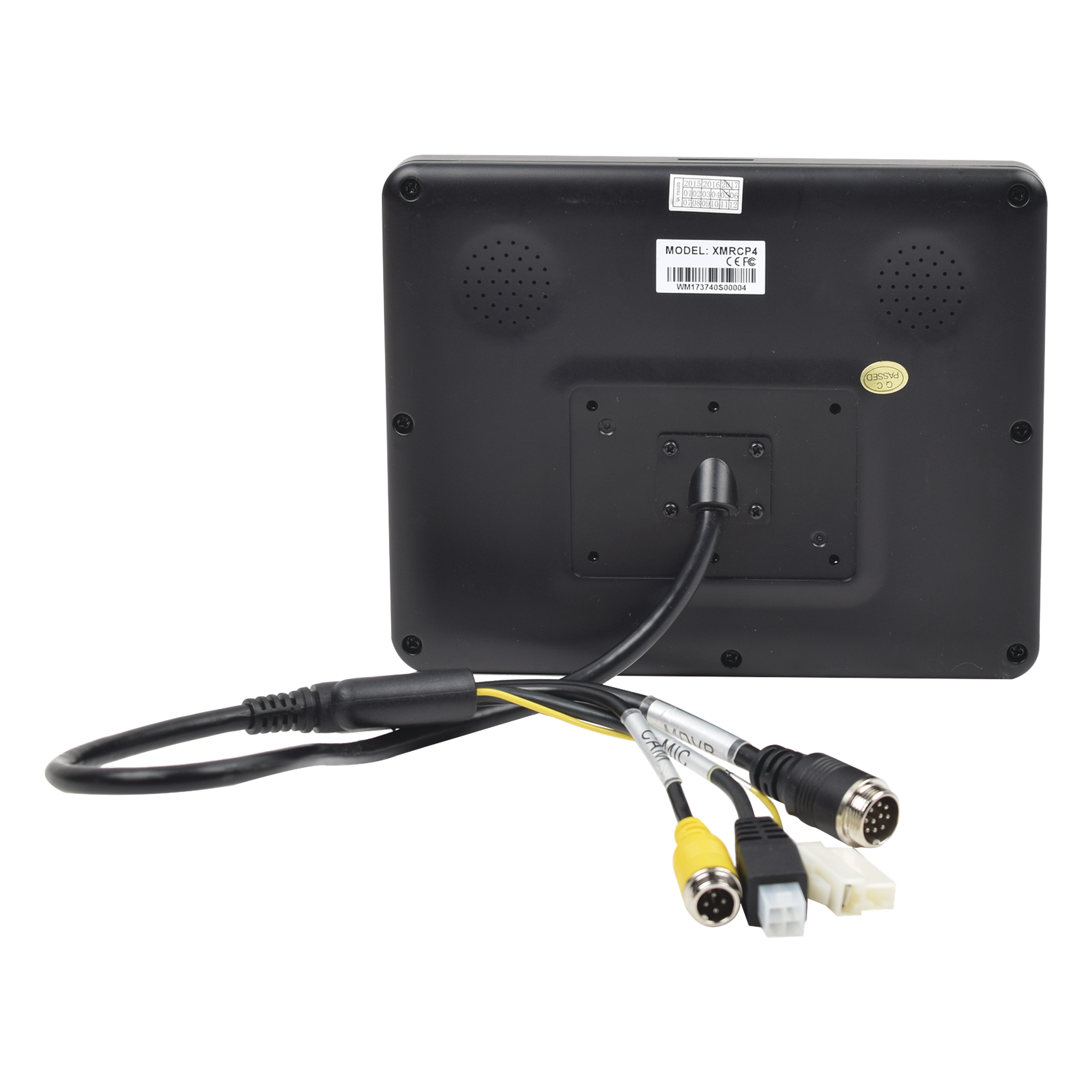 Panel de Control Dáctilar Multifuncional con Monitor de 7" / Soporta Audio de Dos Vías / Compatible con DVR´s Móviles XMR Epcom 