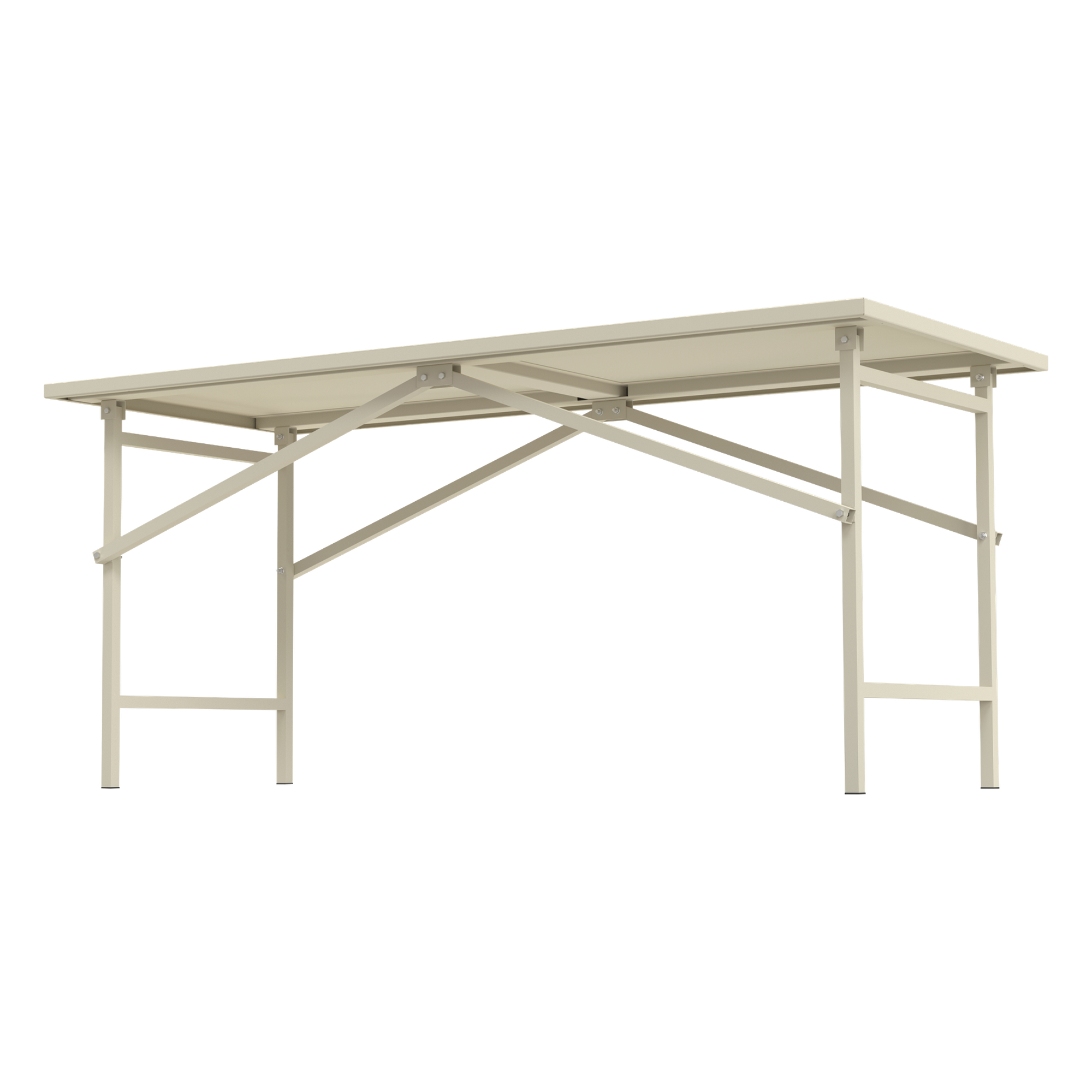 Mesa de Trabajo Plegable / 250 kg Capacidad / 1832x791x813 mm / 6.0x2.6x2.7 ft / Acabado Electrostático