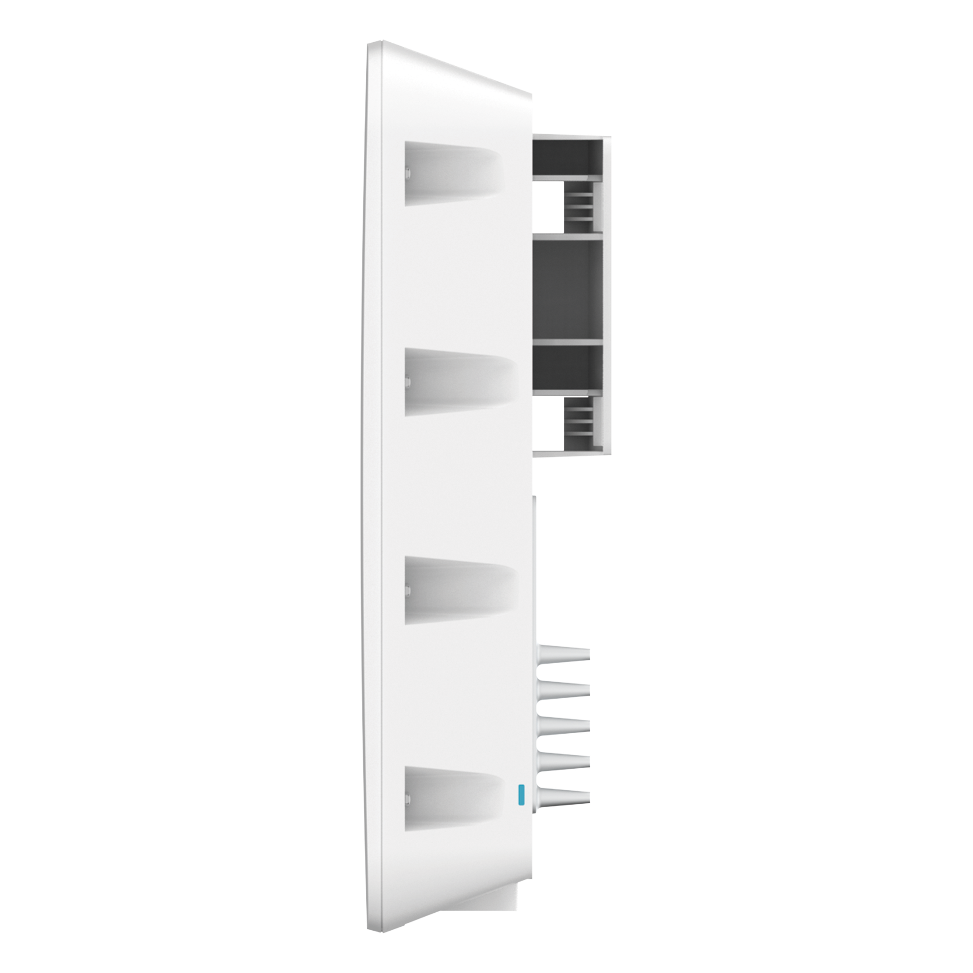 Punto de Acceso Exterior / Wi-Fi 6 / Doble Banda / 2.4 Gbps / 512 Clientes / IP67 / Antenas 7 dBi y 10 dBi / Beamforming 2x2