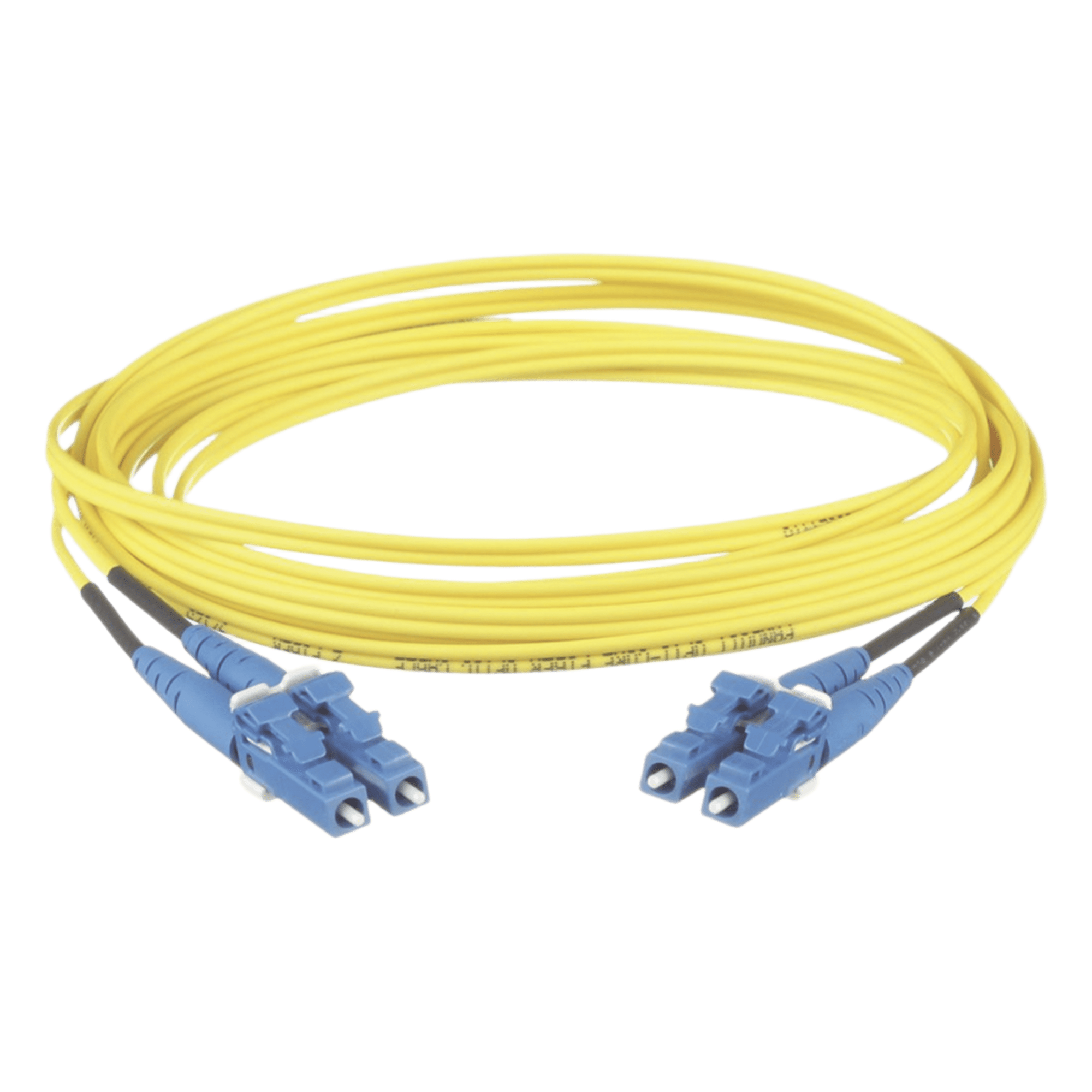 Jumper de Fibra Óptica / Monomodo OS2 9/125 / LC-LC Dúplex / LSZH / 3 m (9.84 ft) / 1.6 mm / Amarillo — PANDUIT · SKU F92ELLNLNSNM003