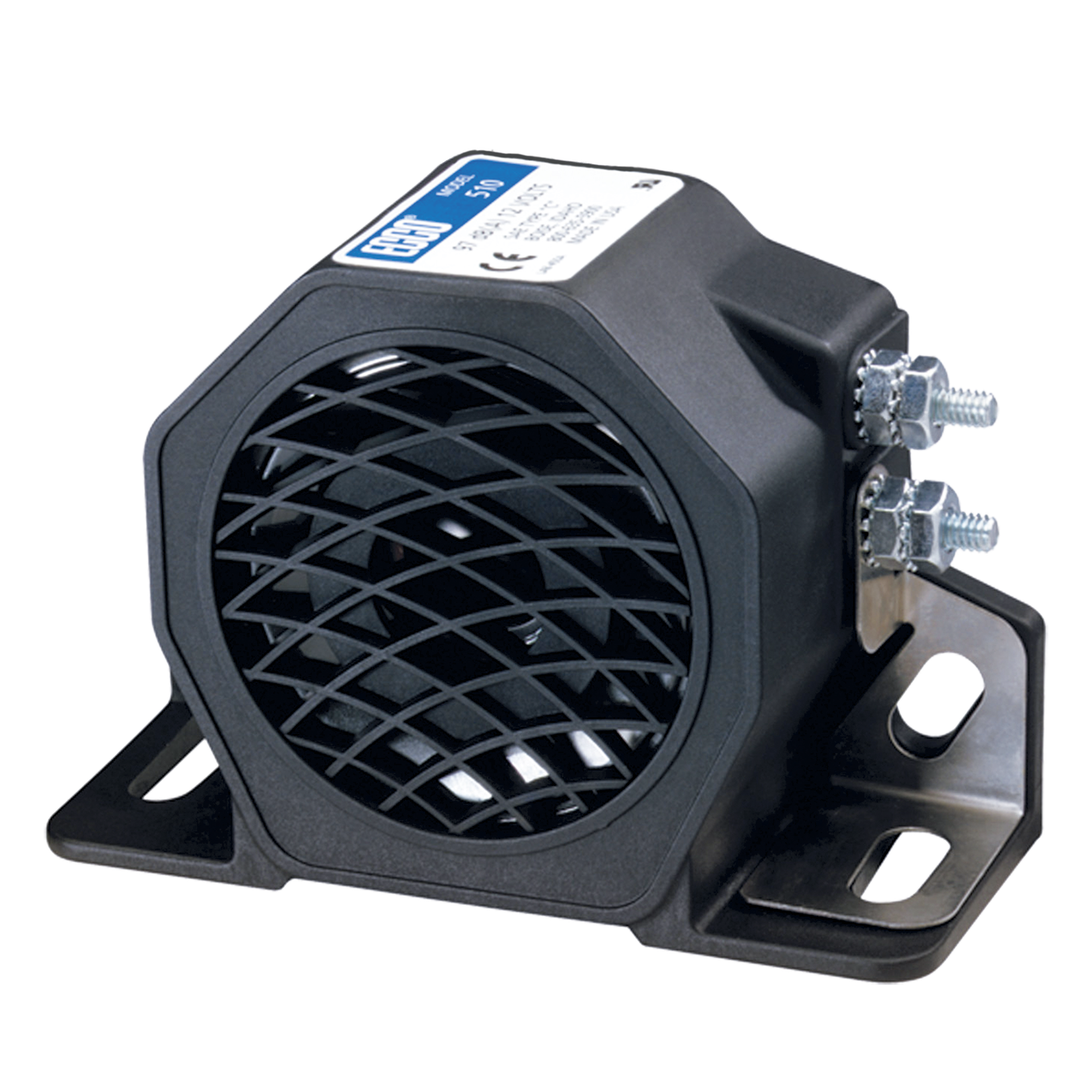 Alarma de Reversa Vehicular / 97 dB(A) / 12-24 VDC / IP65 / Montaje Superficie — ECCO · SKU 520